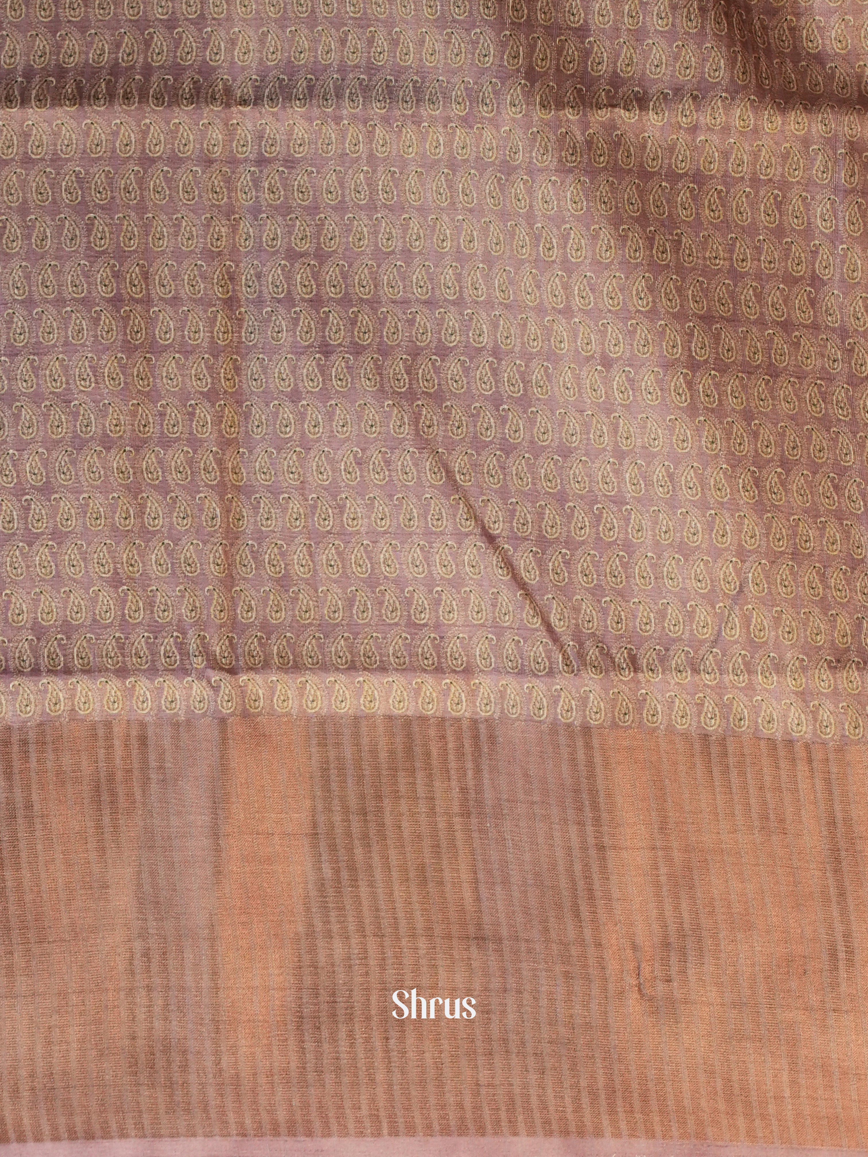 Purple - Matka Cotton Saree - Shop on ShrusEternity.com