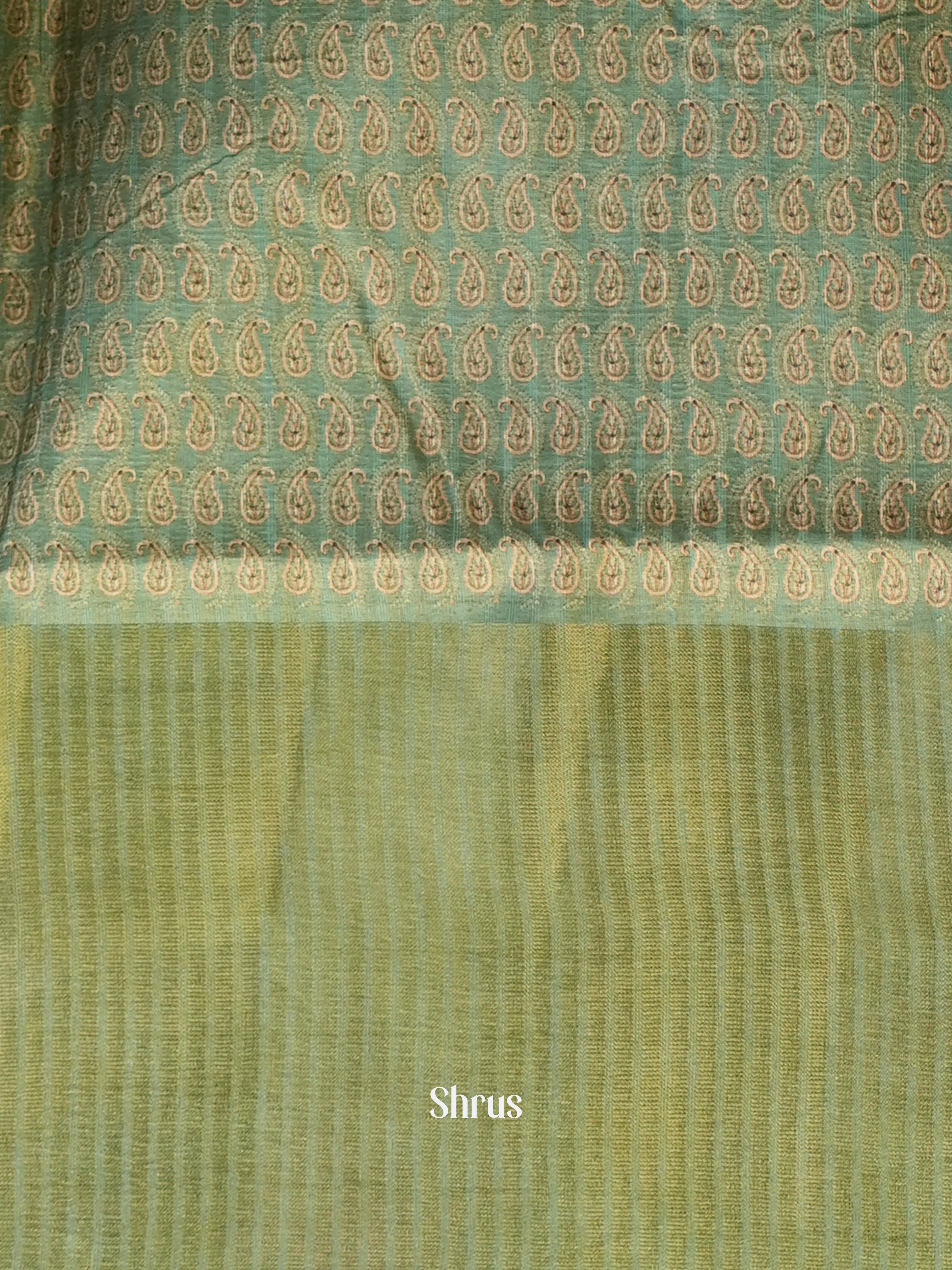 Green - Matka Cotton Saree - Shop on ShrusEternity.com