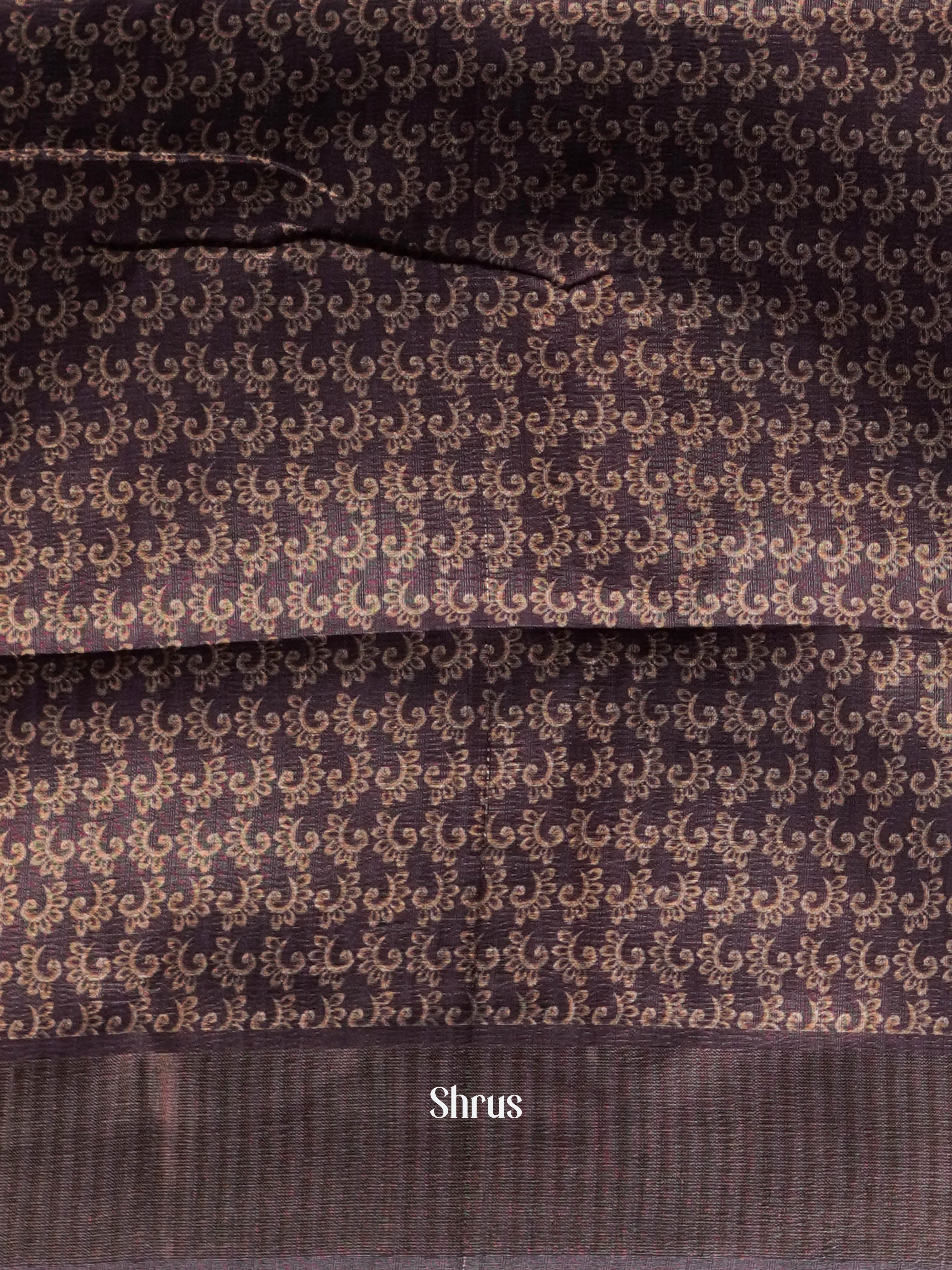 Glittering Purple - matka Cotton Saree - Shop on ShrusEternity.com
