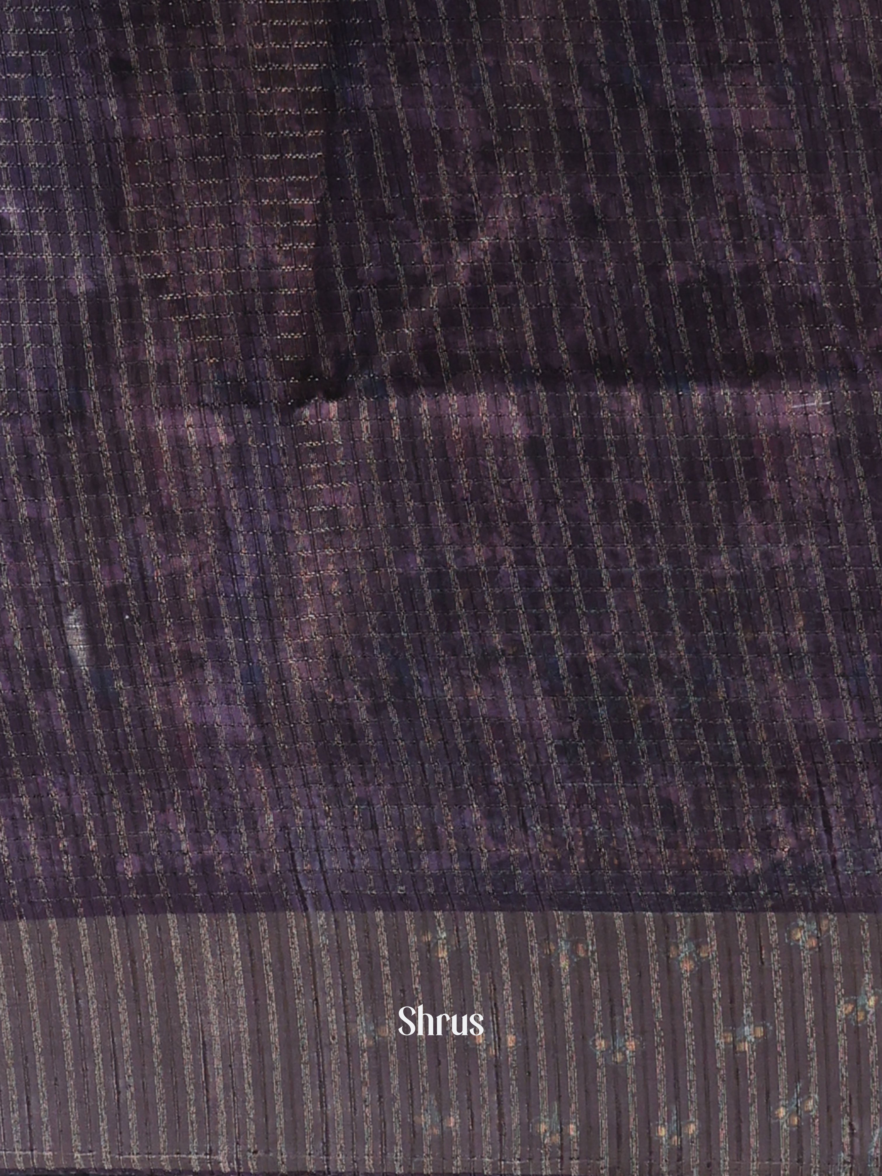 Violet- Semi Tussar Saree - Shop on ShrusEternity.com