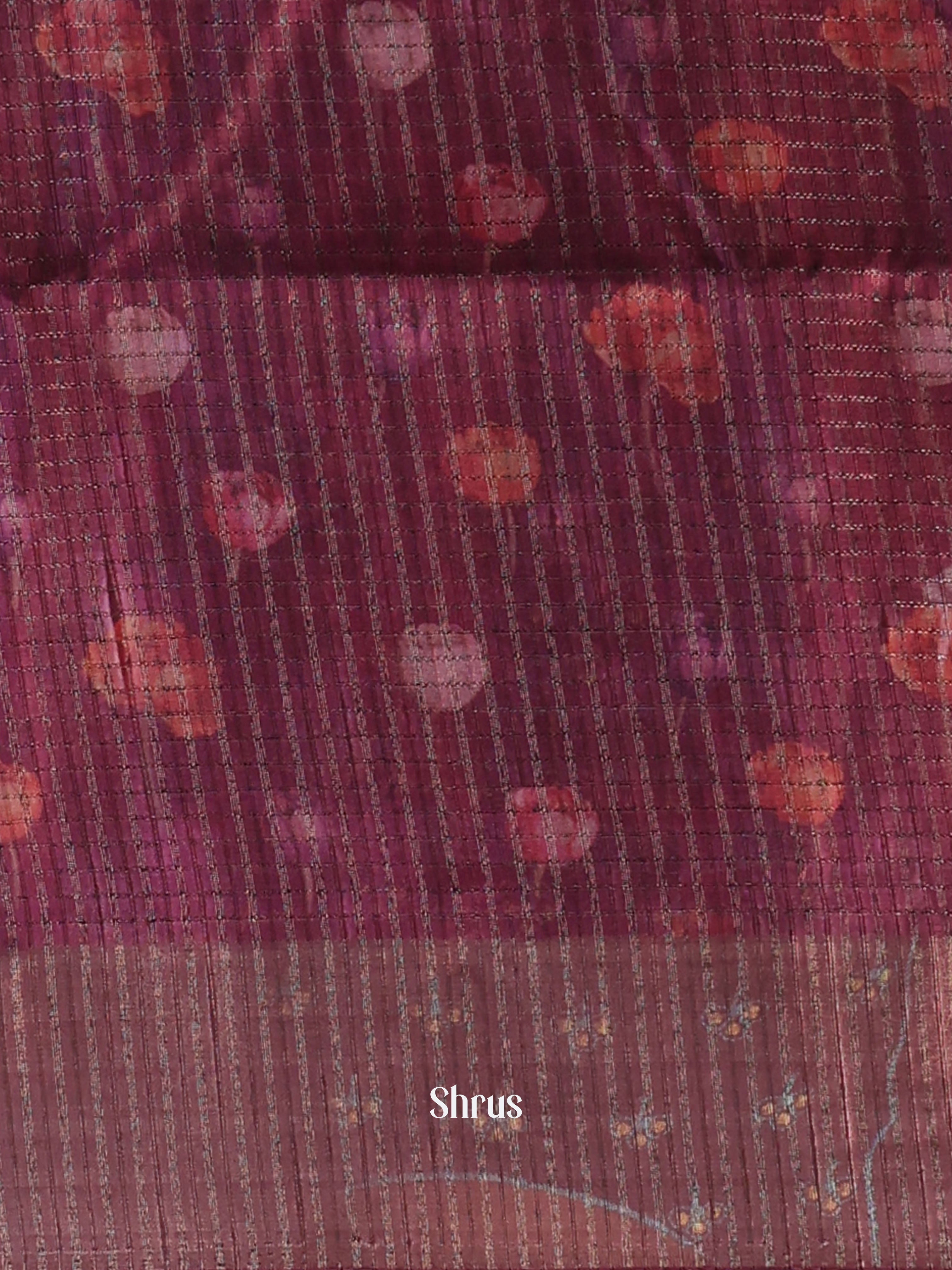 CIS04854 - Semi Tussar Saree - Shop on ShrusEternity.com