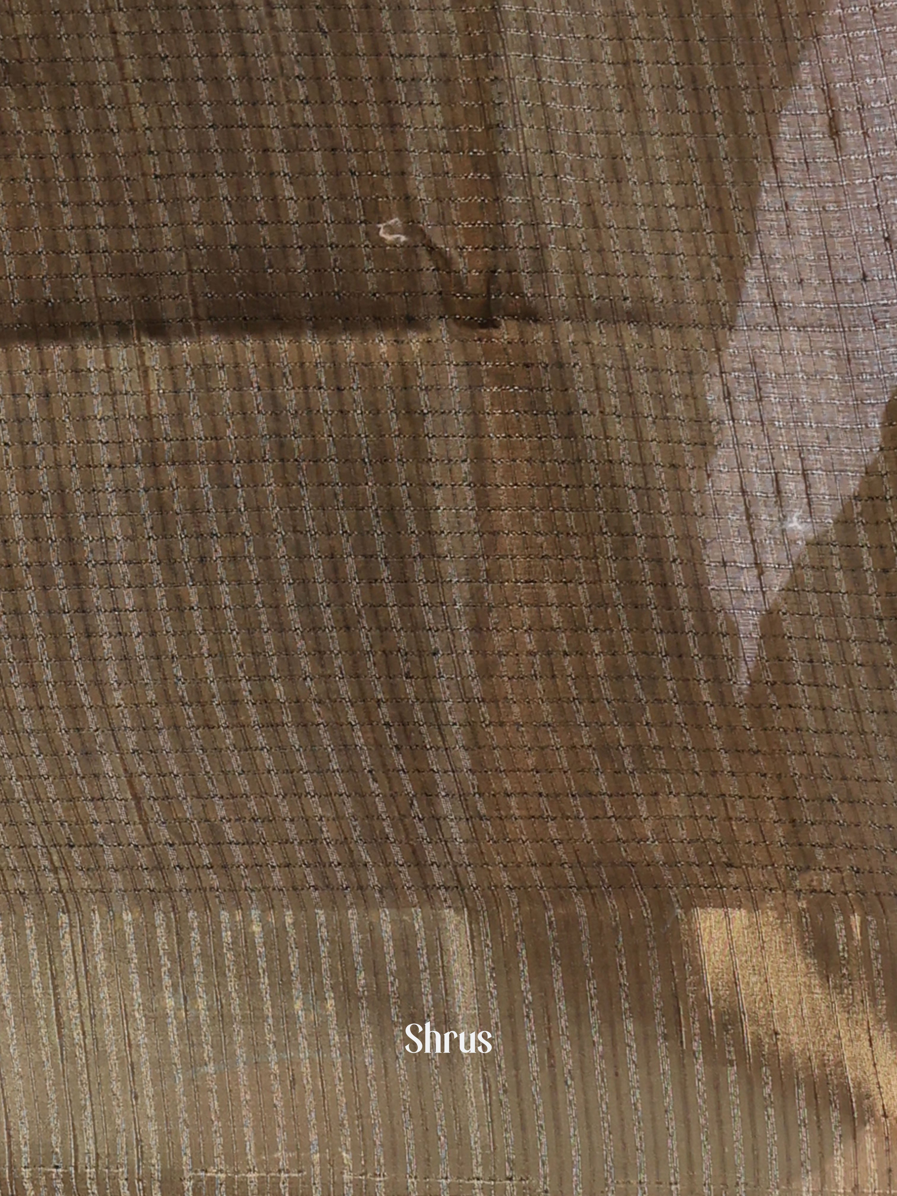 Green- Semi Tussar Saree - Shop on ShrusEternity.com