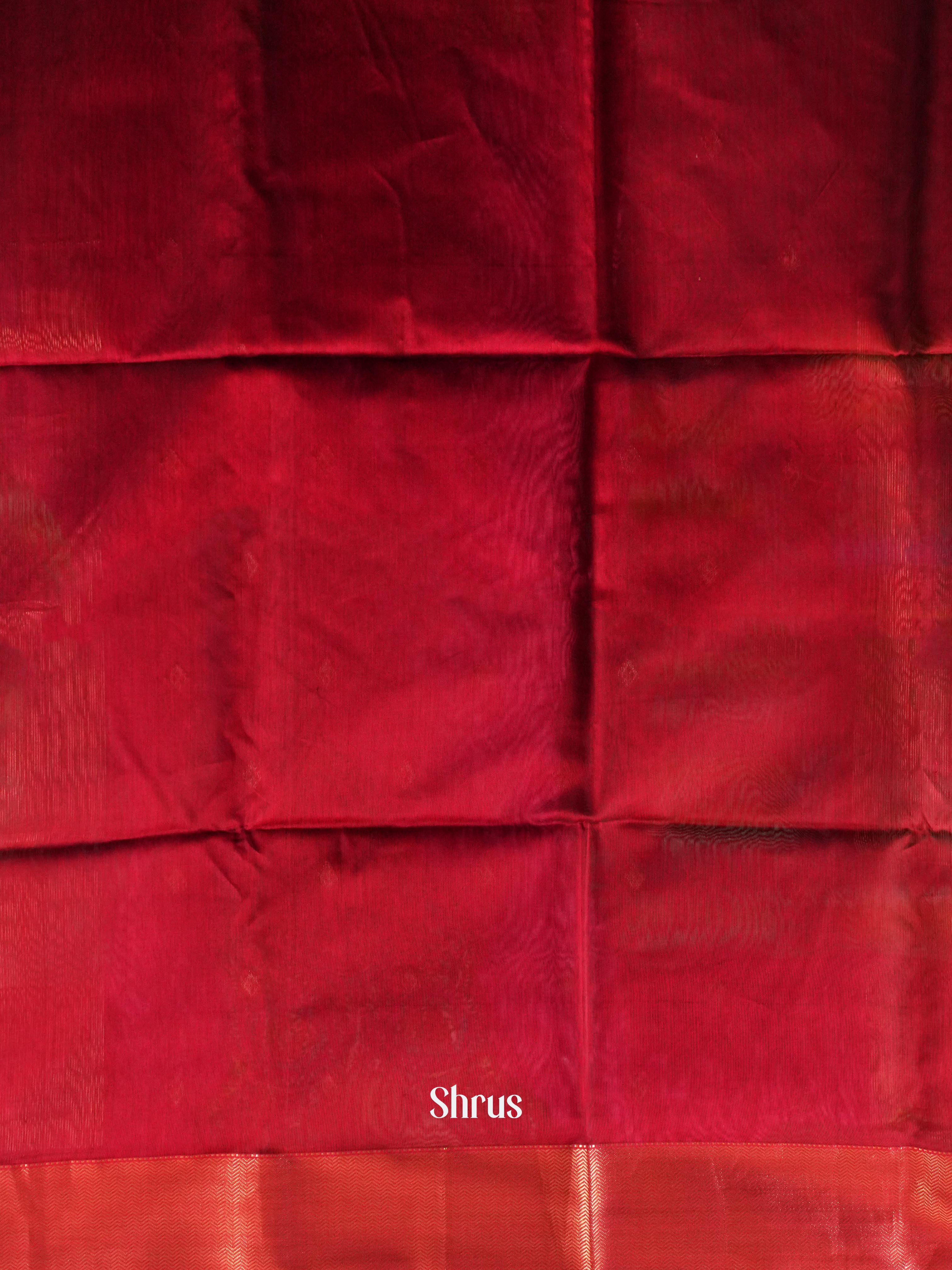 Black Red Maheshwari silkcotton - Shop on ShrusEternity.com