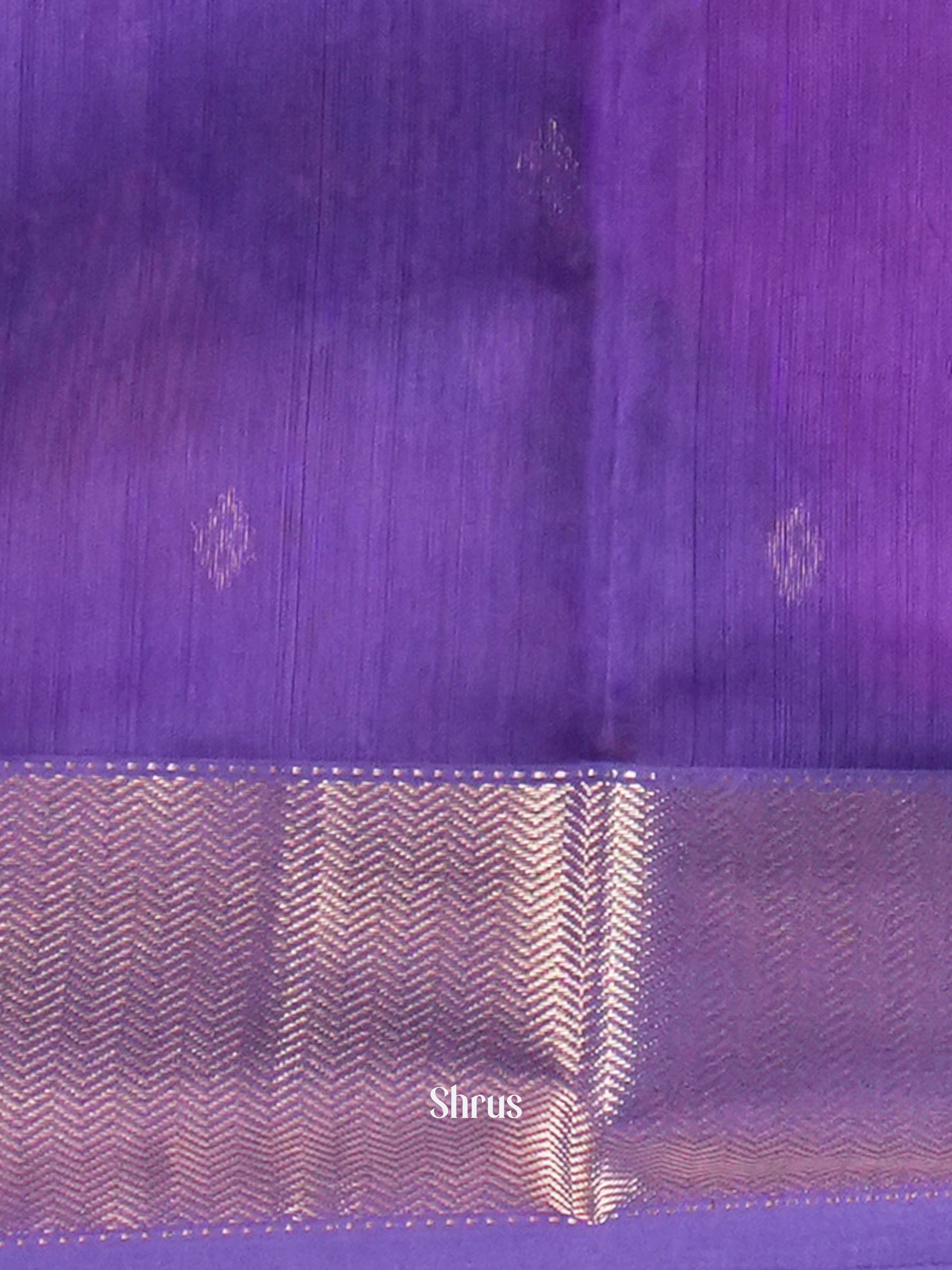 Blue Maheshwari silkcotton Saree - Shop on ShrusEternity.com