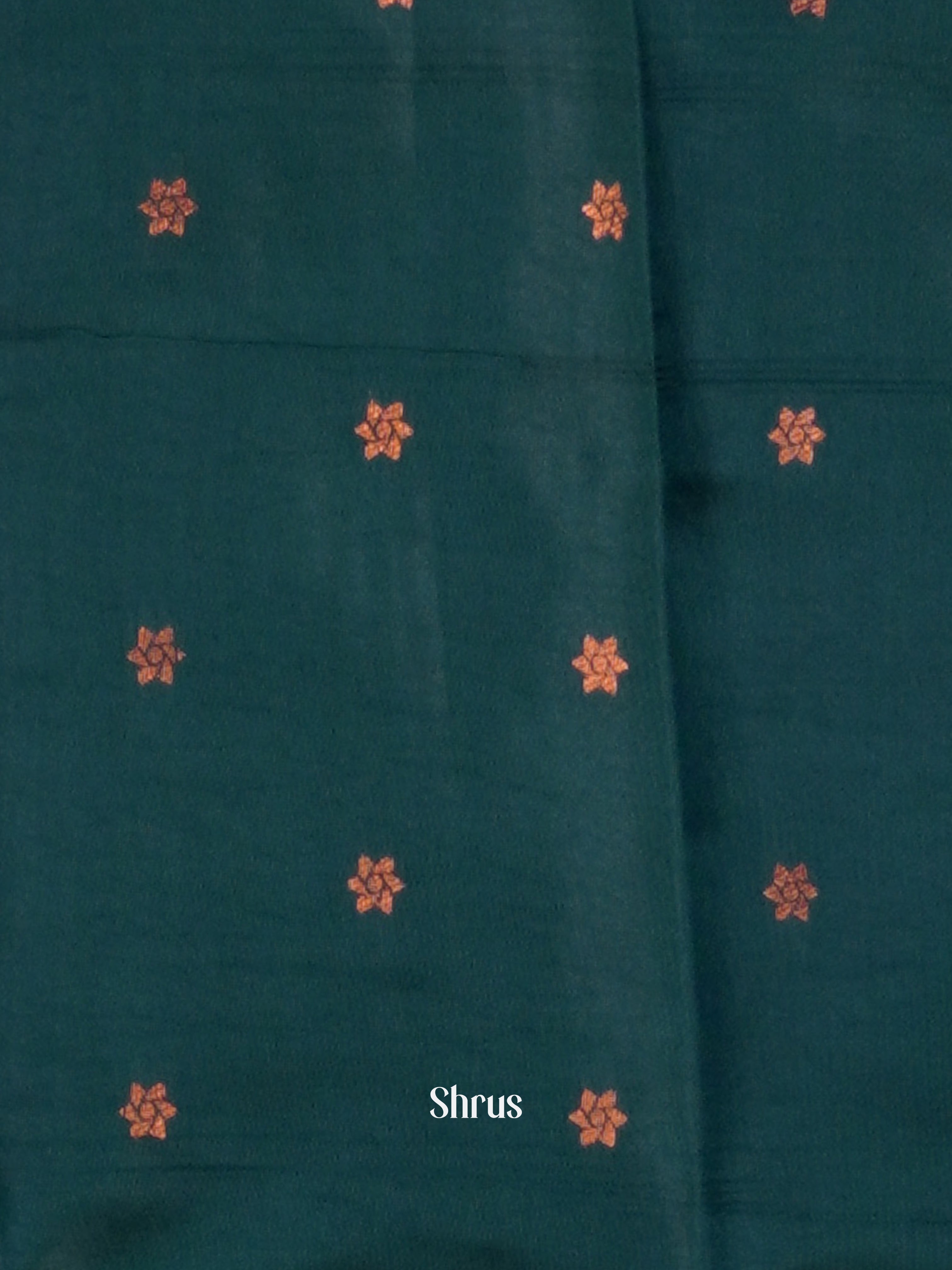 Red & Green- Semi Arani Silk Saree - Shop on ShrusEternity.com