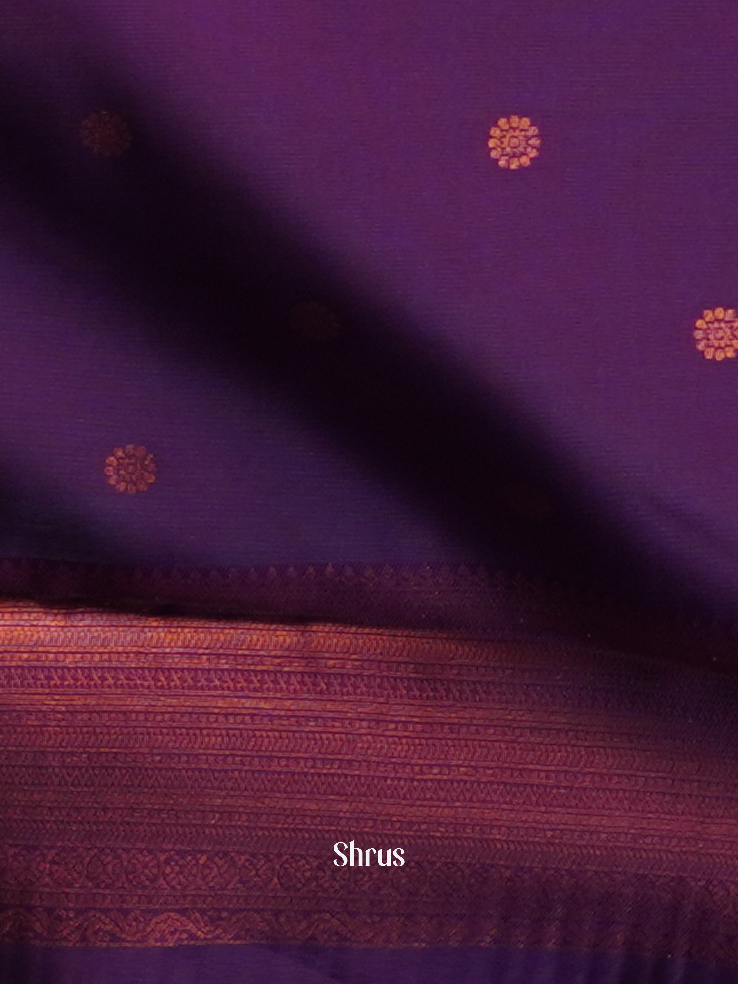 Lavender & Purple - Semi Arani Silk Saree - Shop on ShrusEternity.com
