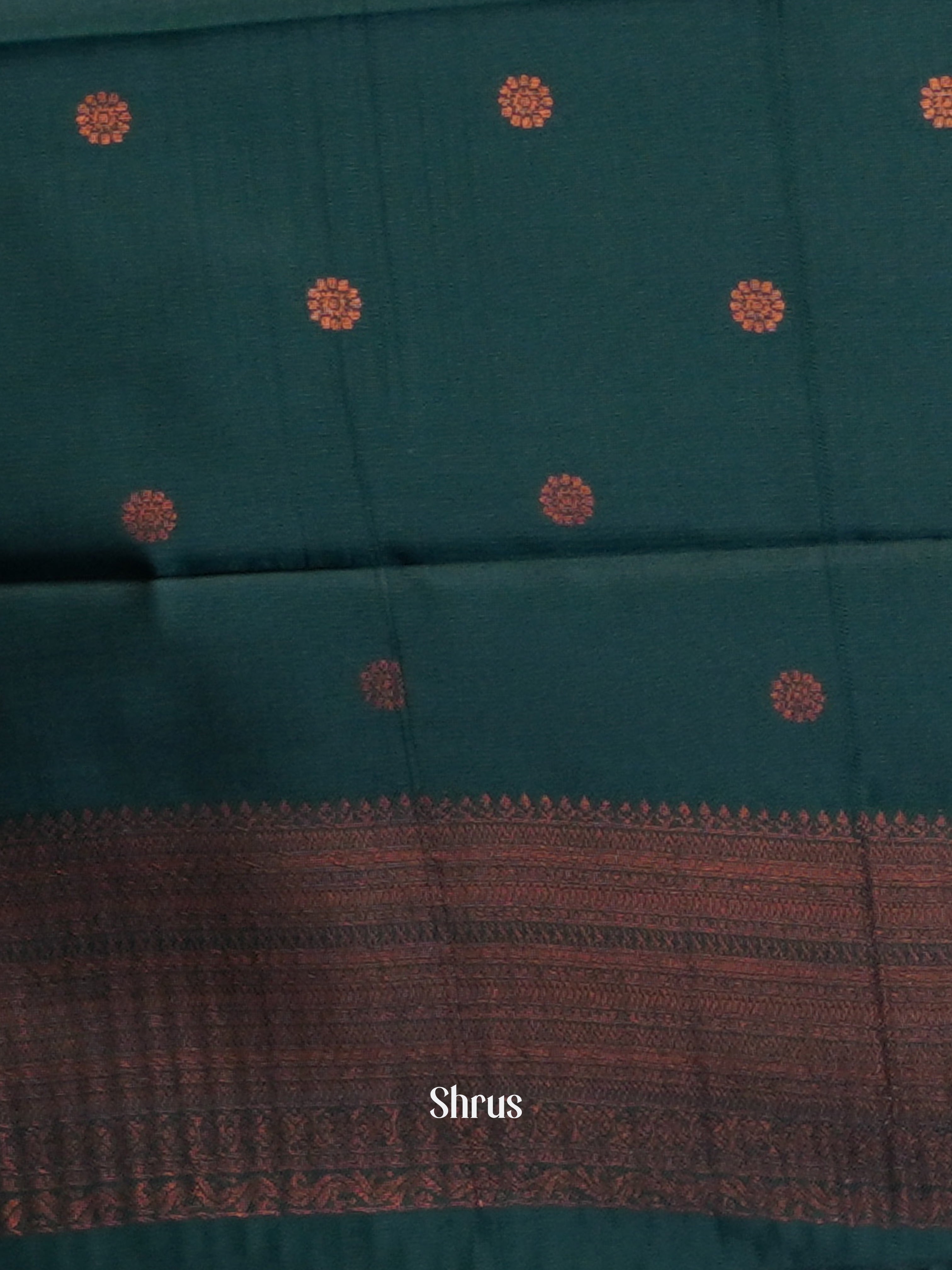 Purple & Green - Semi Arani Silk Saree - Shop on ShrusEternity.com