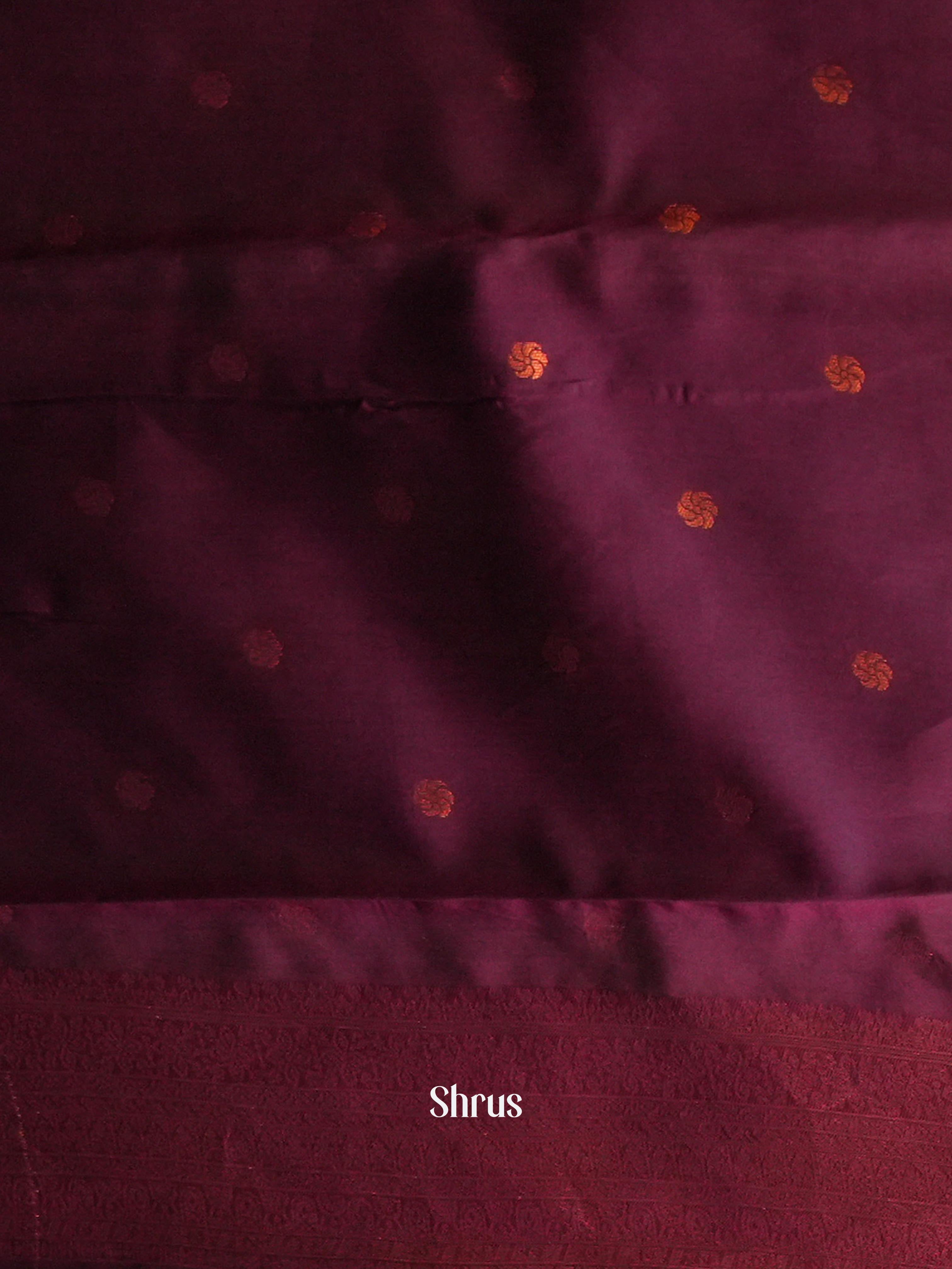 Lavender & Purple - Semi Arani Silk Saree - Shop on ShrusEternity.com