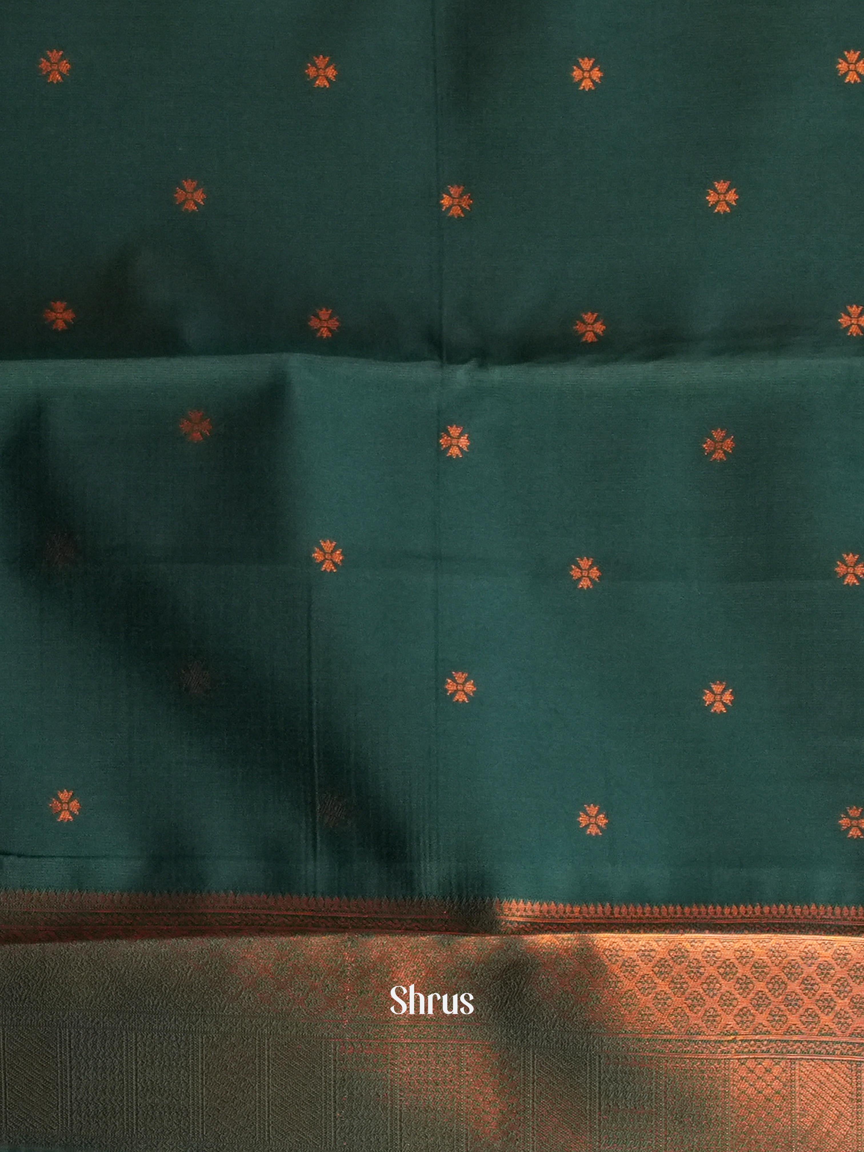 Red & Green- Semi Arani Silk Saree - Shop on ShrusEternity.com