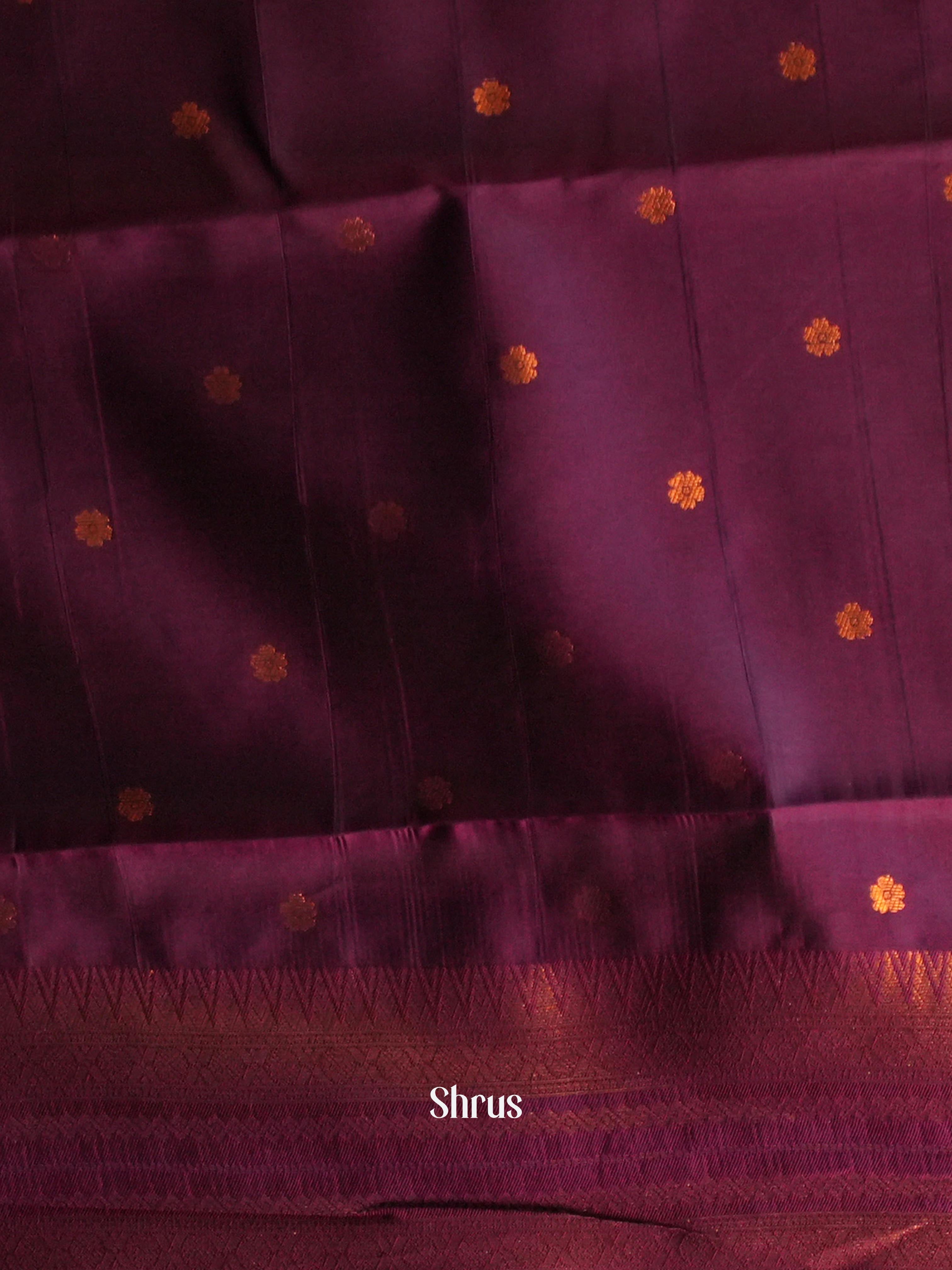 Lavender & Purple- Semi Arani Silk Saree - Shop on ShrusEternity.com