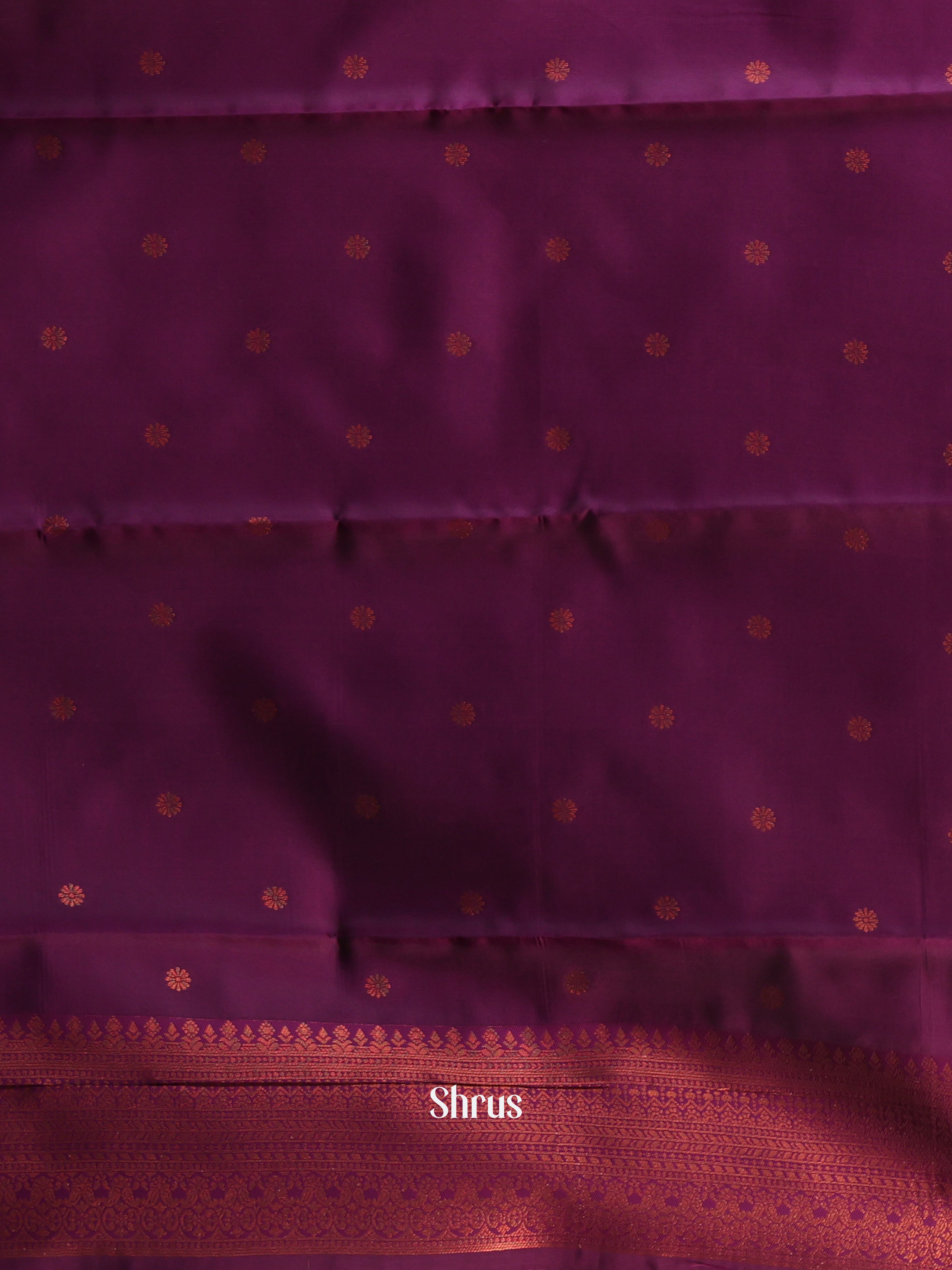 Lavender & Purple- Semi Arani Silk Saree - Shop on ShrusEternity.com