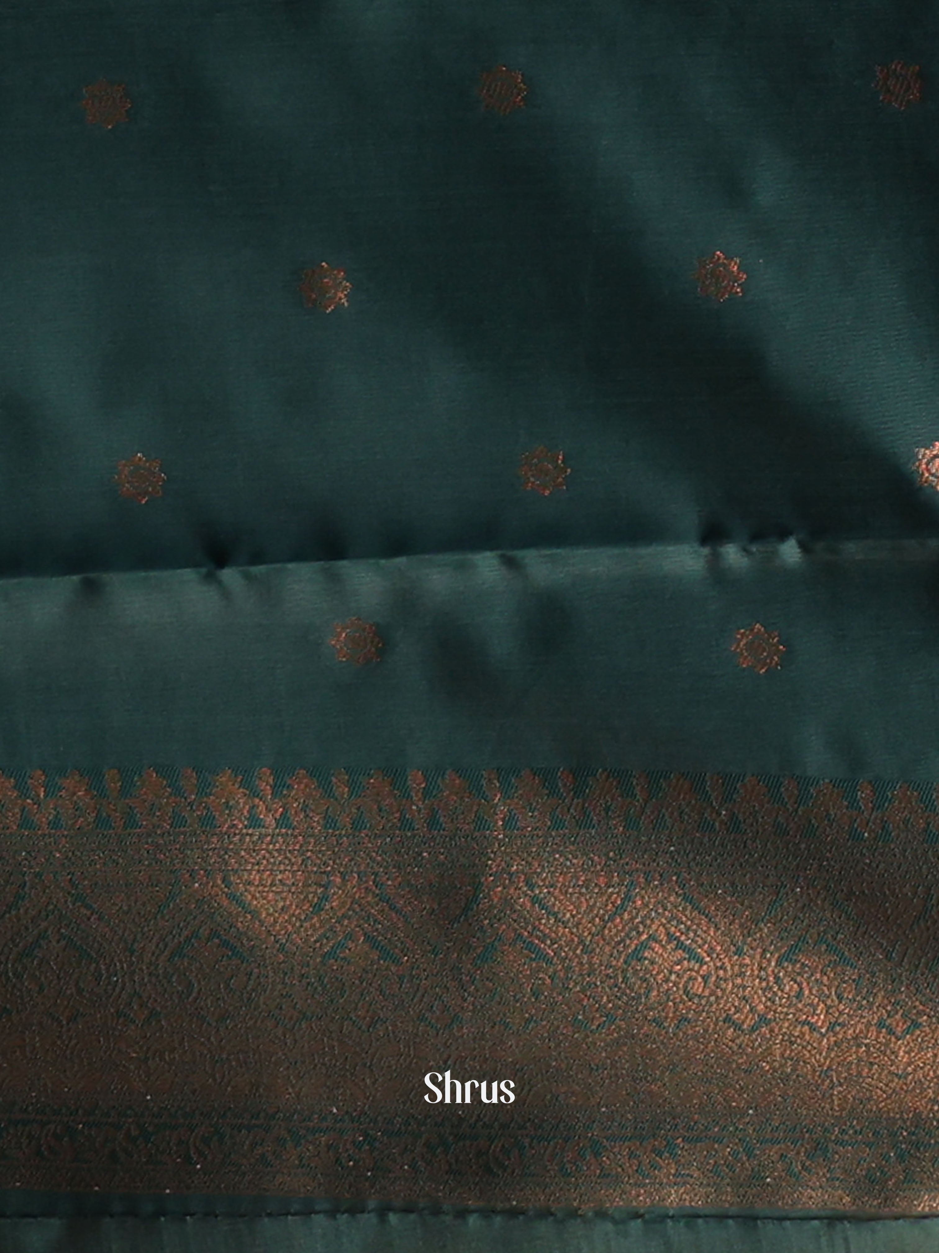 Purple & Green - Semi Arani Silk Saree - Shop on ShrusEternity.com