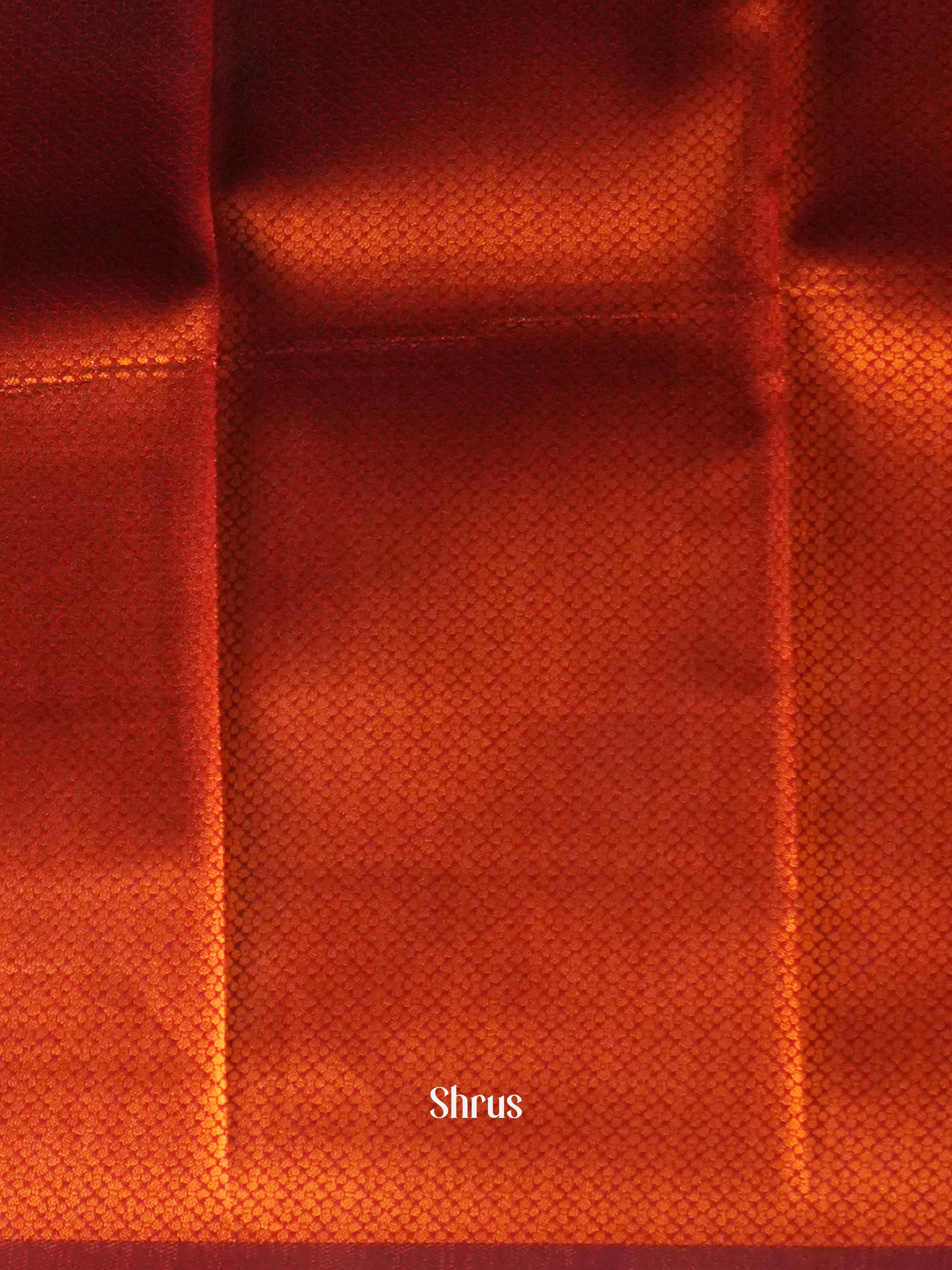 Blue & Maroon- Semi Arani Silk Saree - Shop on ShrusEternity.com