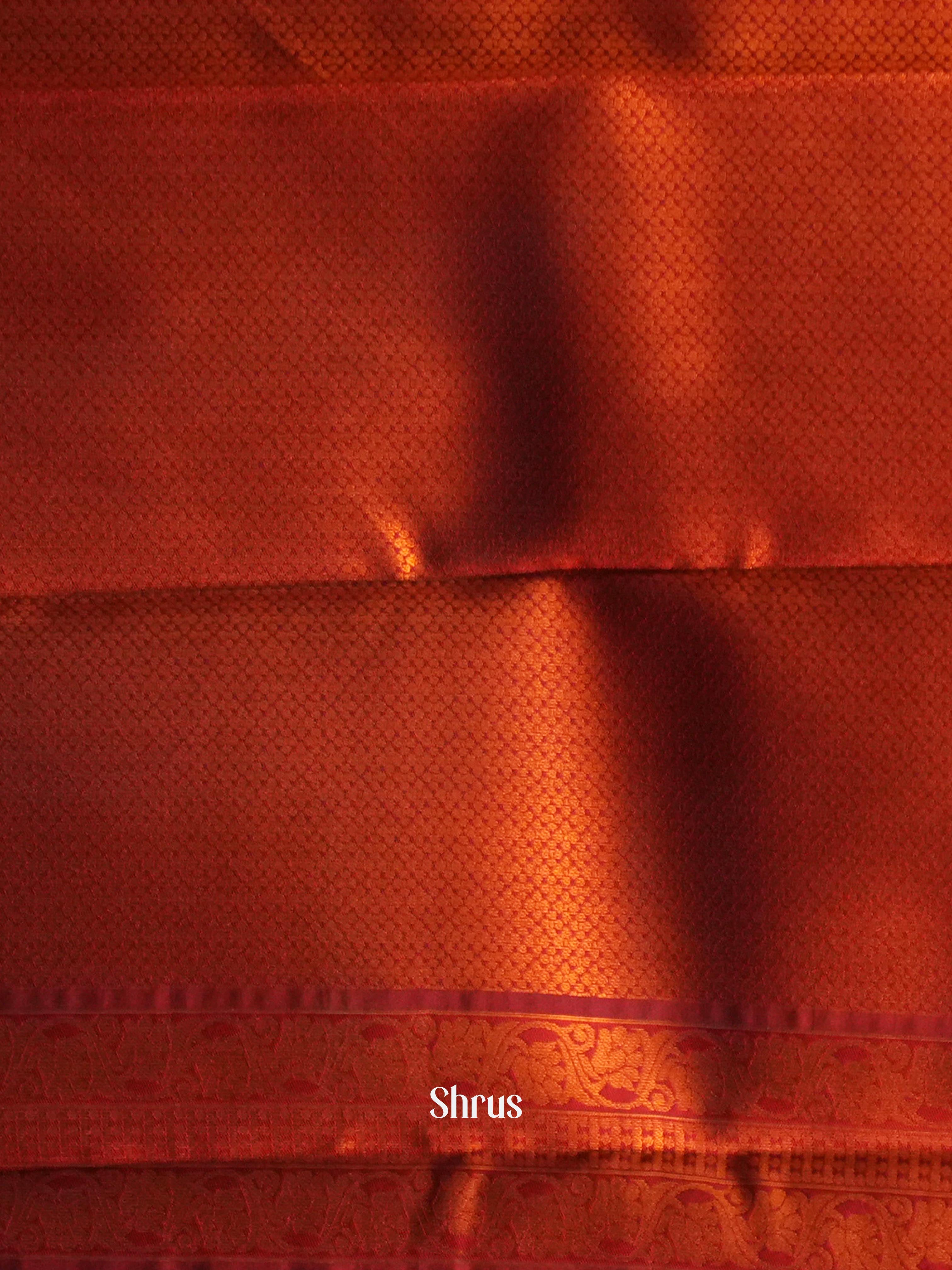 Green & Maroon - Semi Arani Silk Saree - Shop on ShrusEternity.com