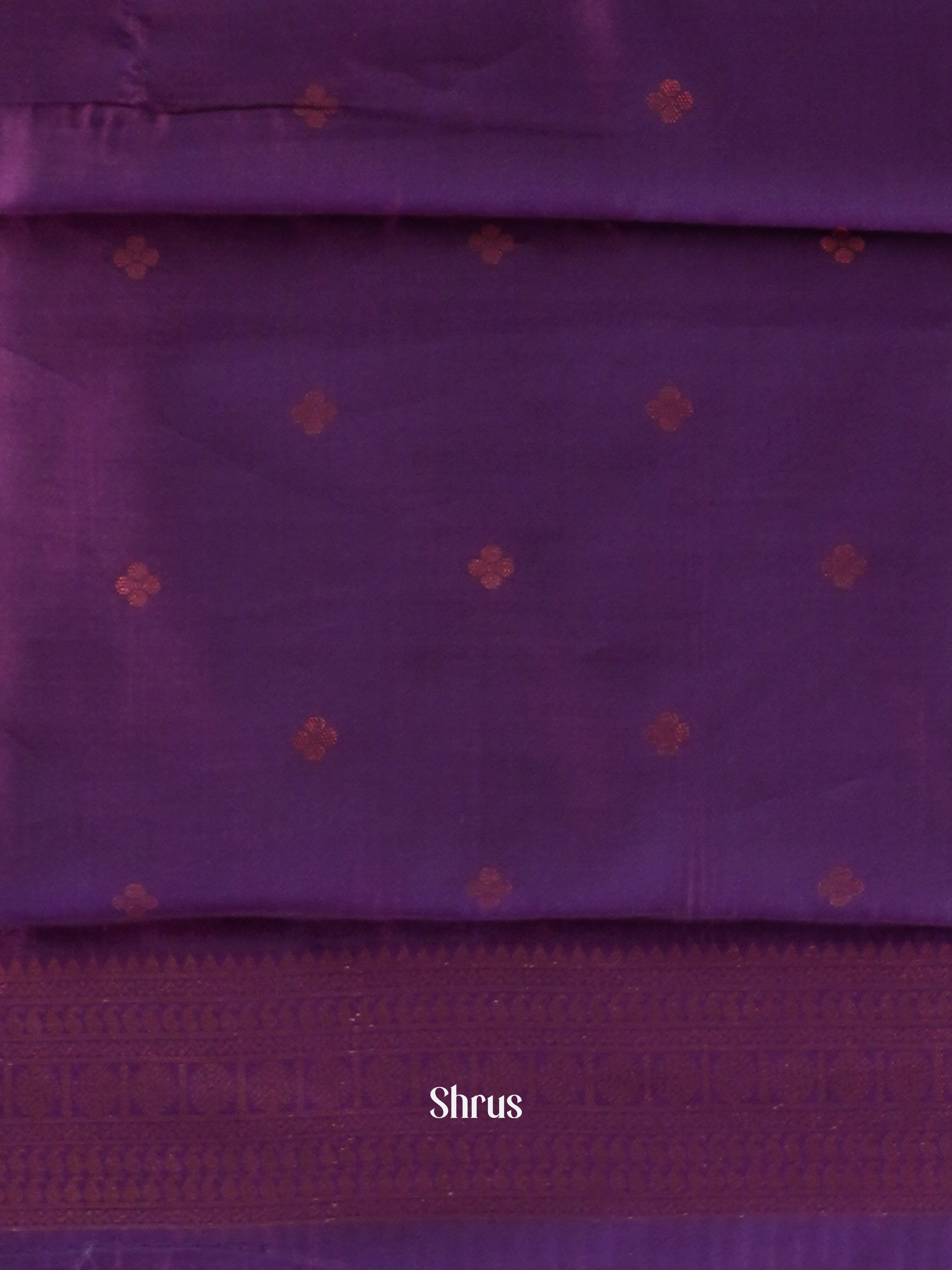 Pastel Green & Purple- Semi Arani Silk Saree - Shop on ShrusEternity.com