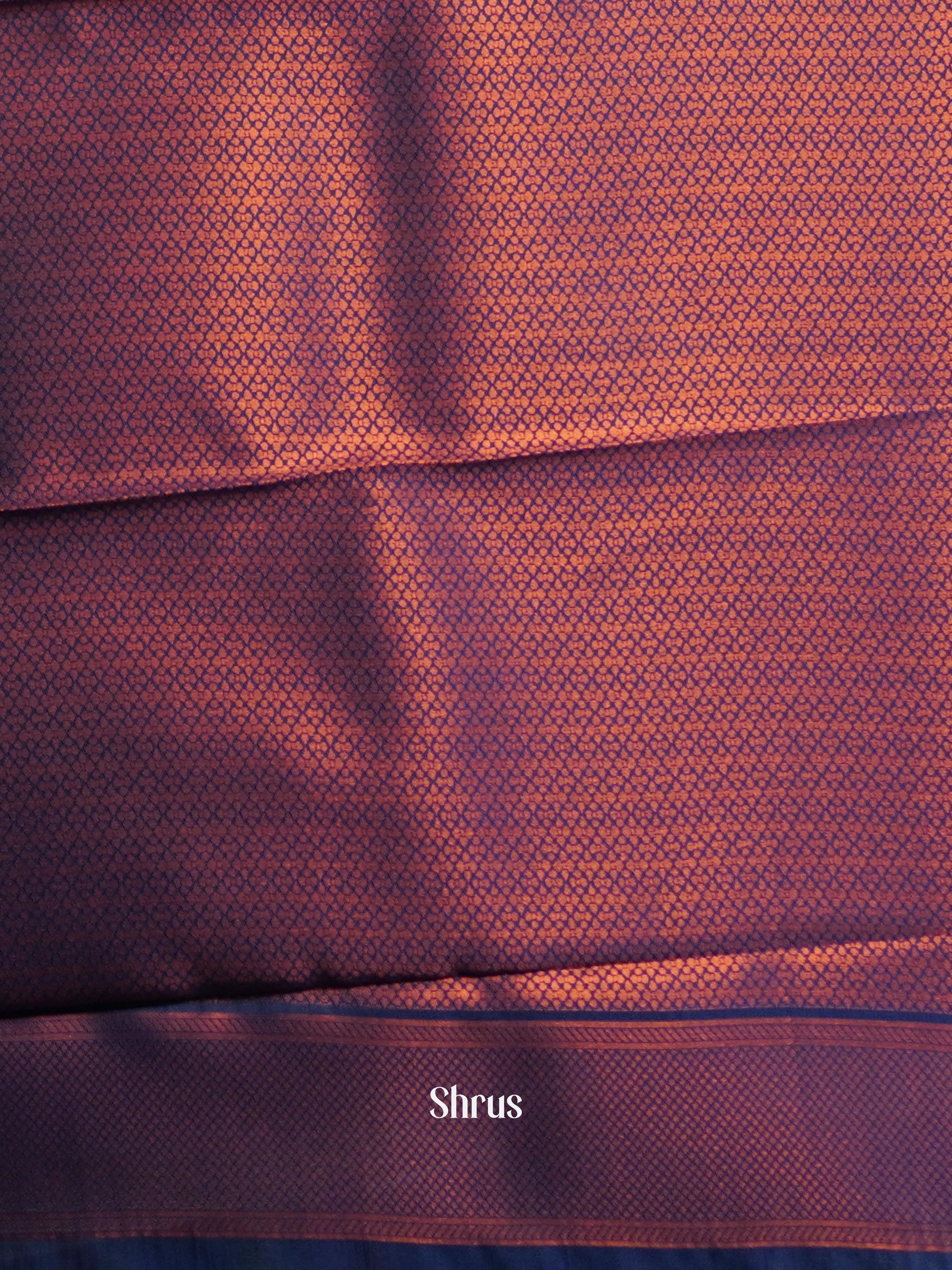 Teal & Blue - Semi Arani Silk Saree - Shop on ShrusEternity.com
