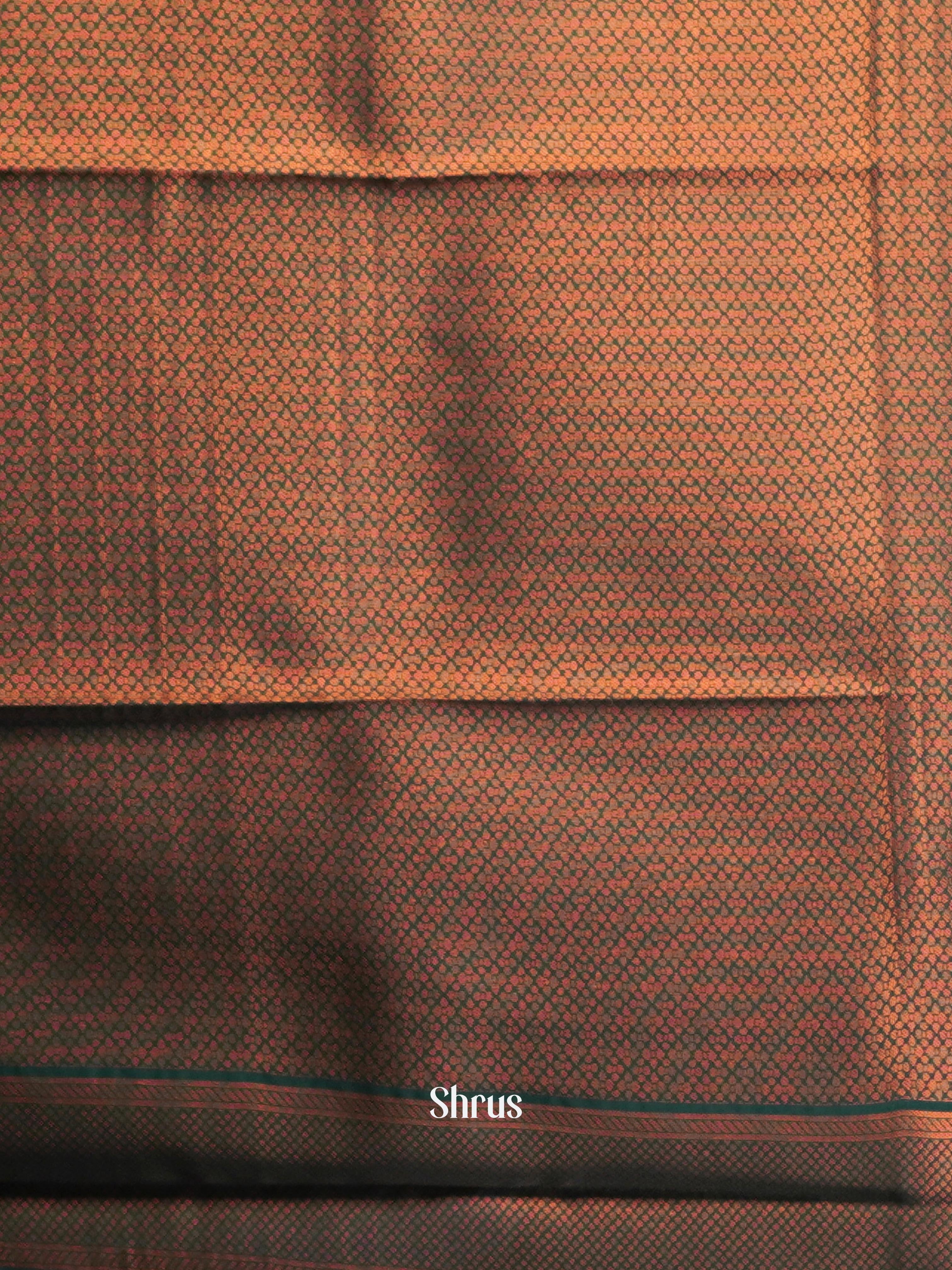 Red & Green - Semi Arani Silk Saree - Shop on ShrusEternity.com
