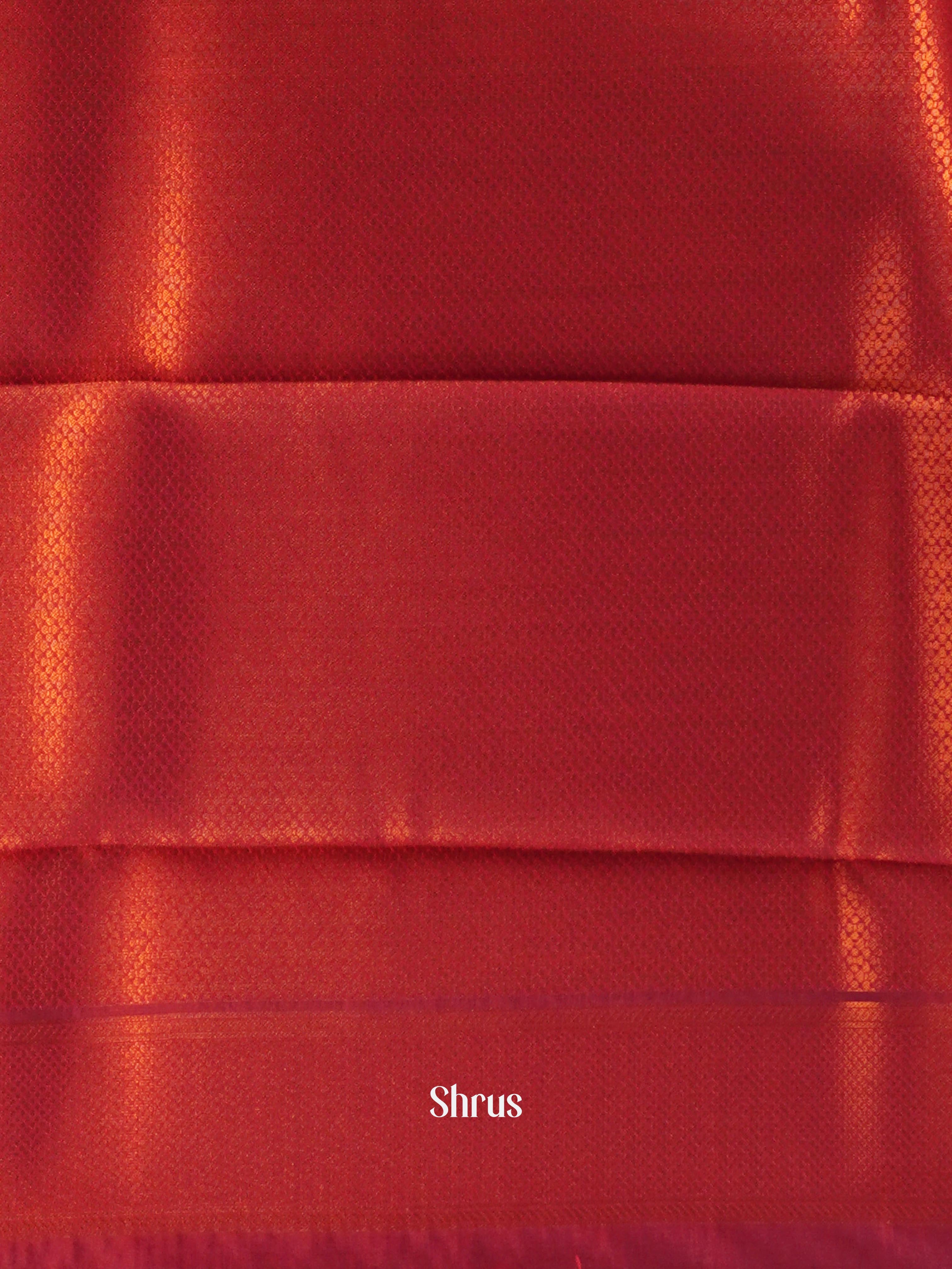 Blue & maroon - Semi Arani Silk Saree - Shop on ShrusEternity.com