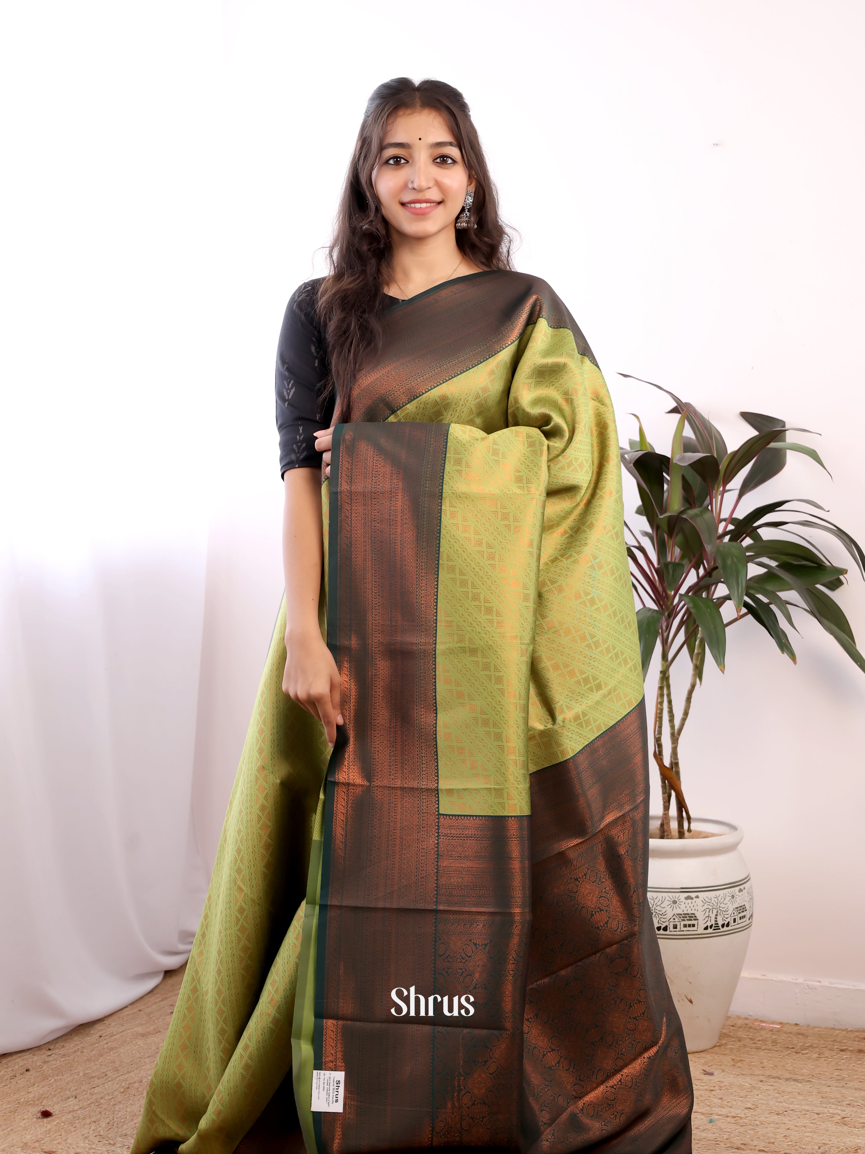 CIS05395 - Semi Arani Silk Saree - Shop on ShrusEternity.com