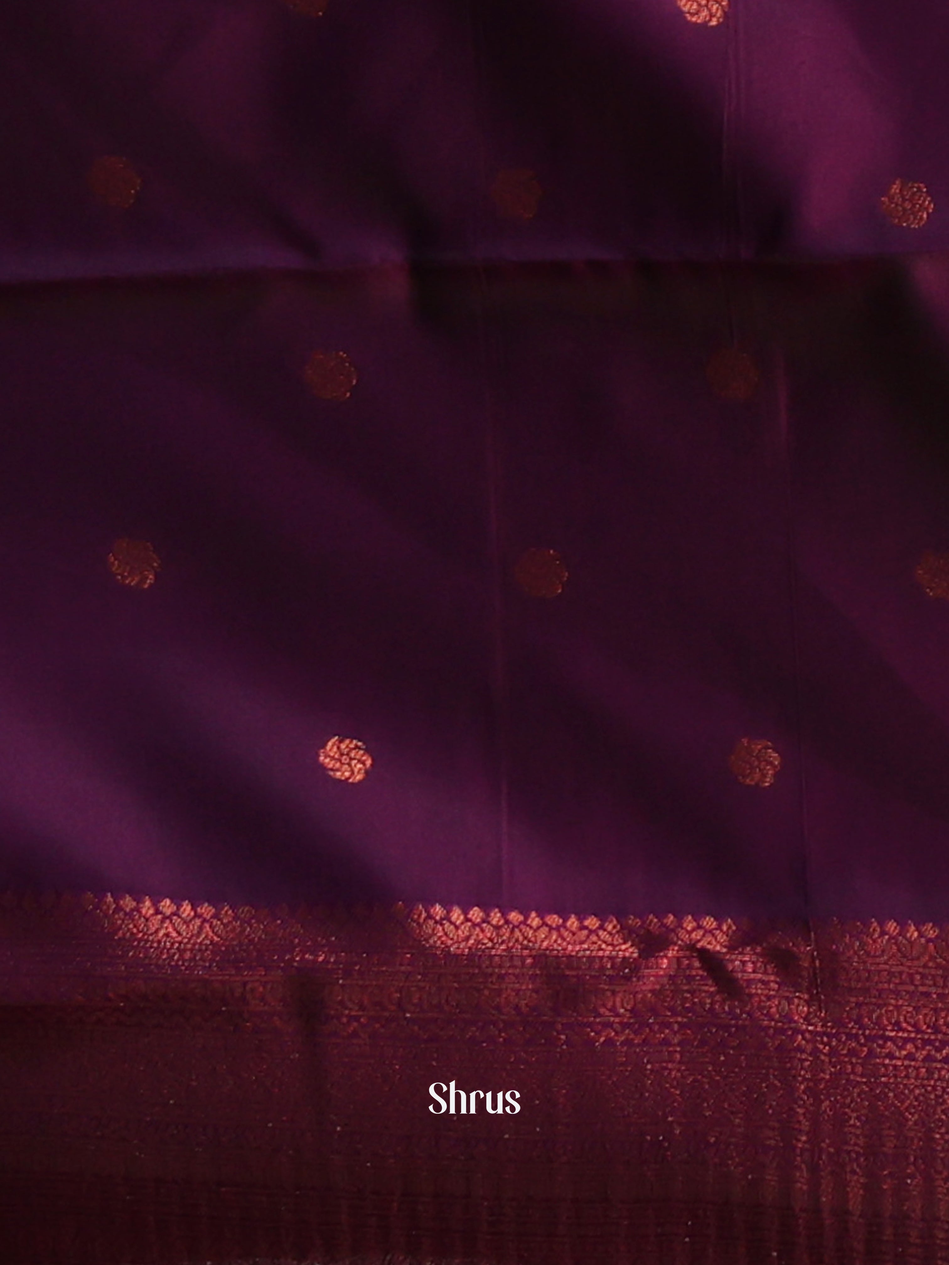 Lavender & Purple - Semi Arani Silk Saree - Shop on ShrusEternity.com