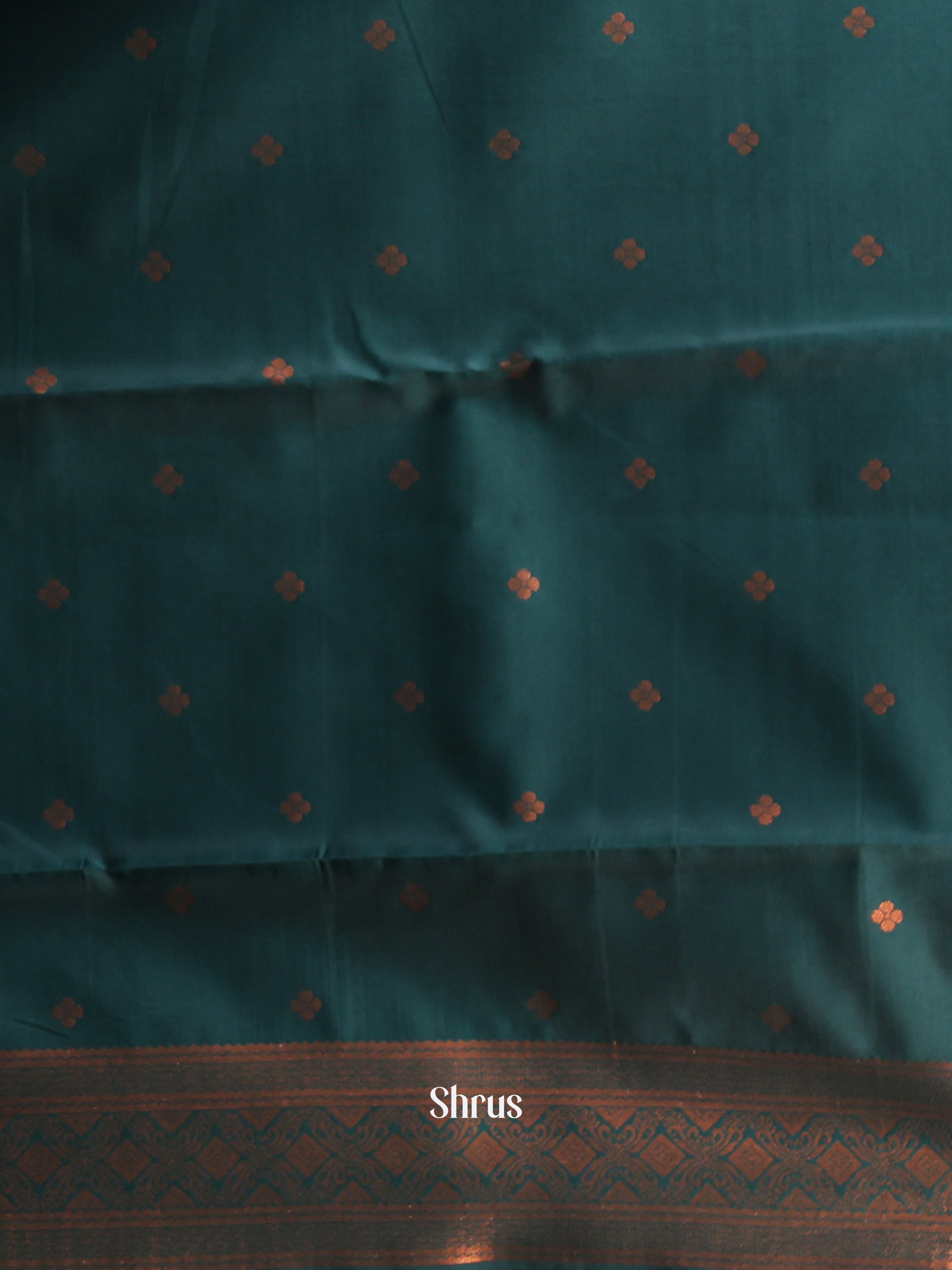 Violet & Green - Semi Arani Silk Saree - Shop on ShrusEternity.com