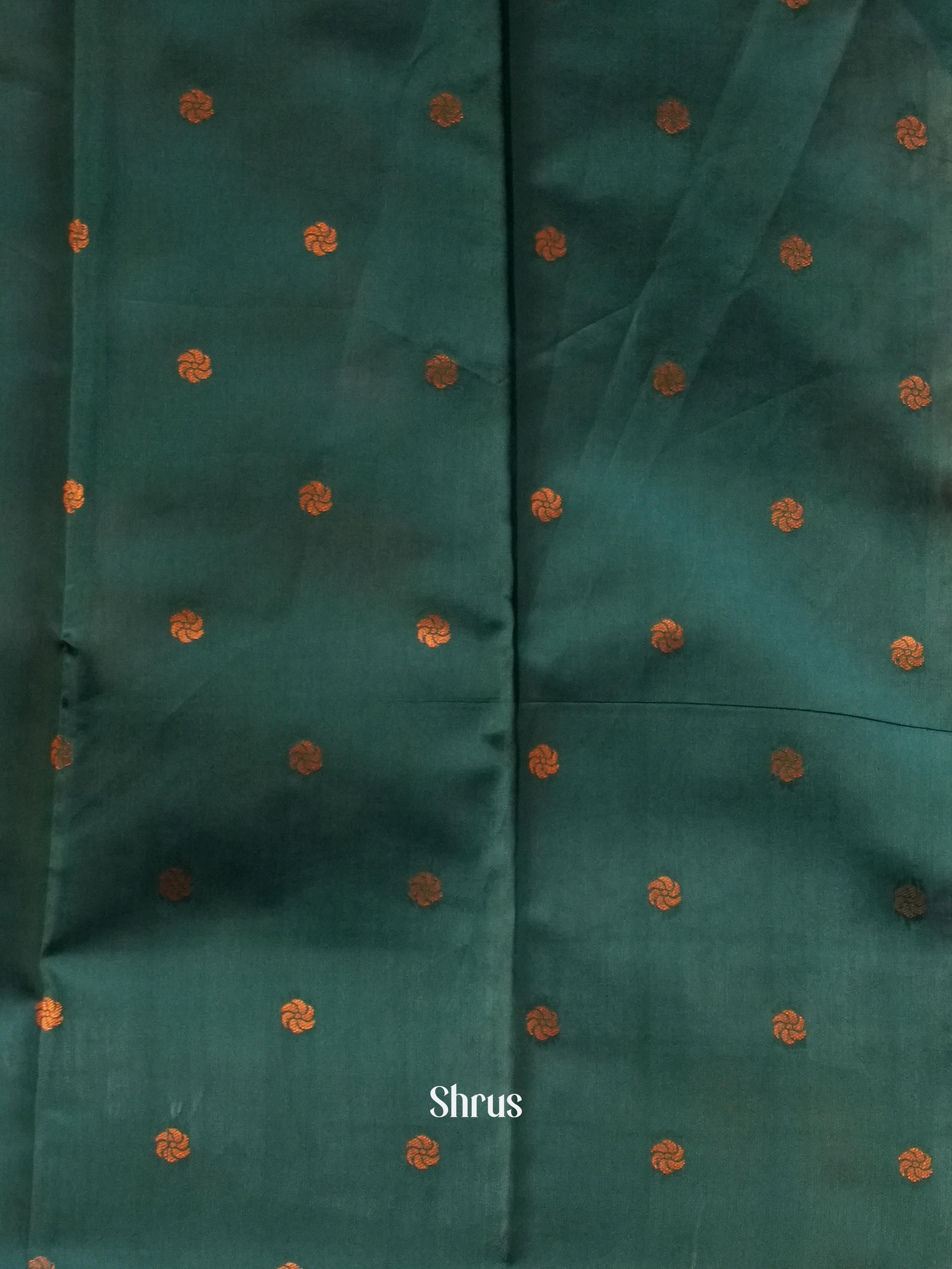 Pink & Green- Semi Arani Silk Saree - Shop on ShrusEternity.com
