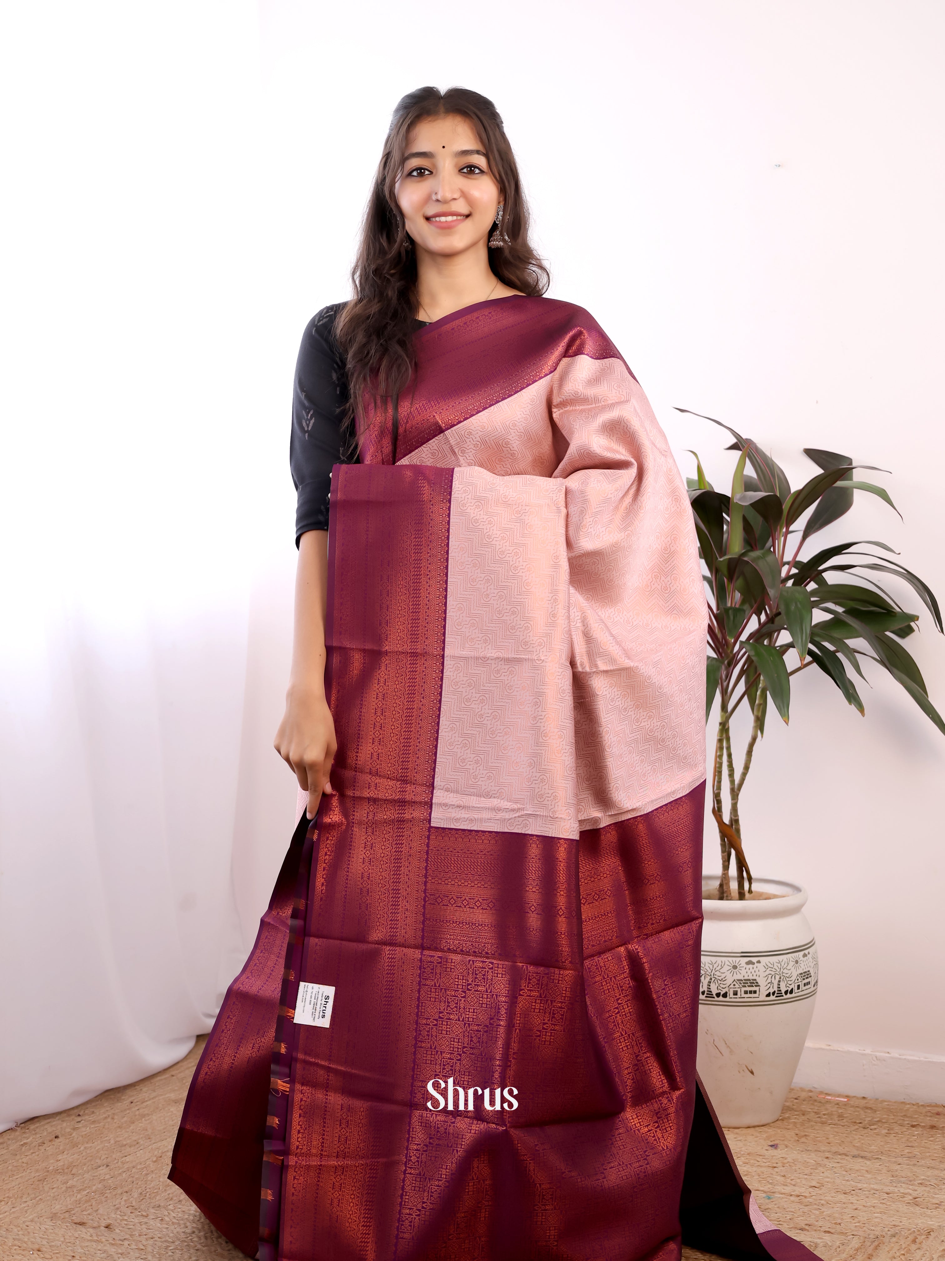 CIS05505 - Semi Arani Silk Saree - Shop on ShrusEternity.com