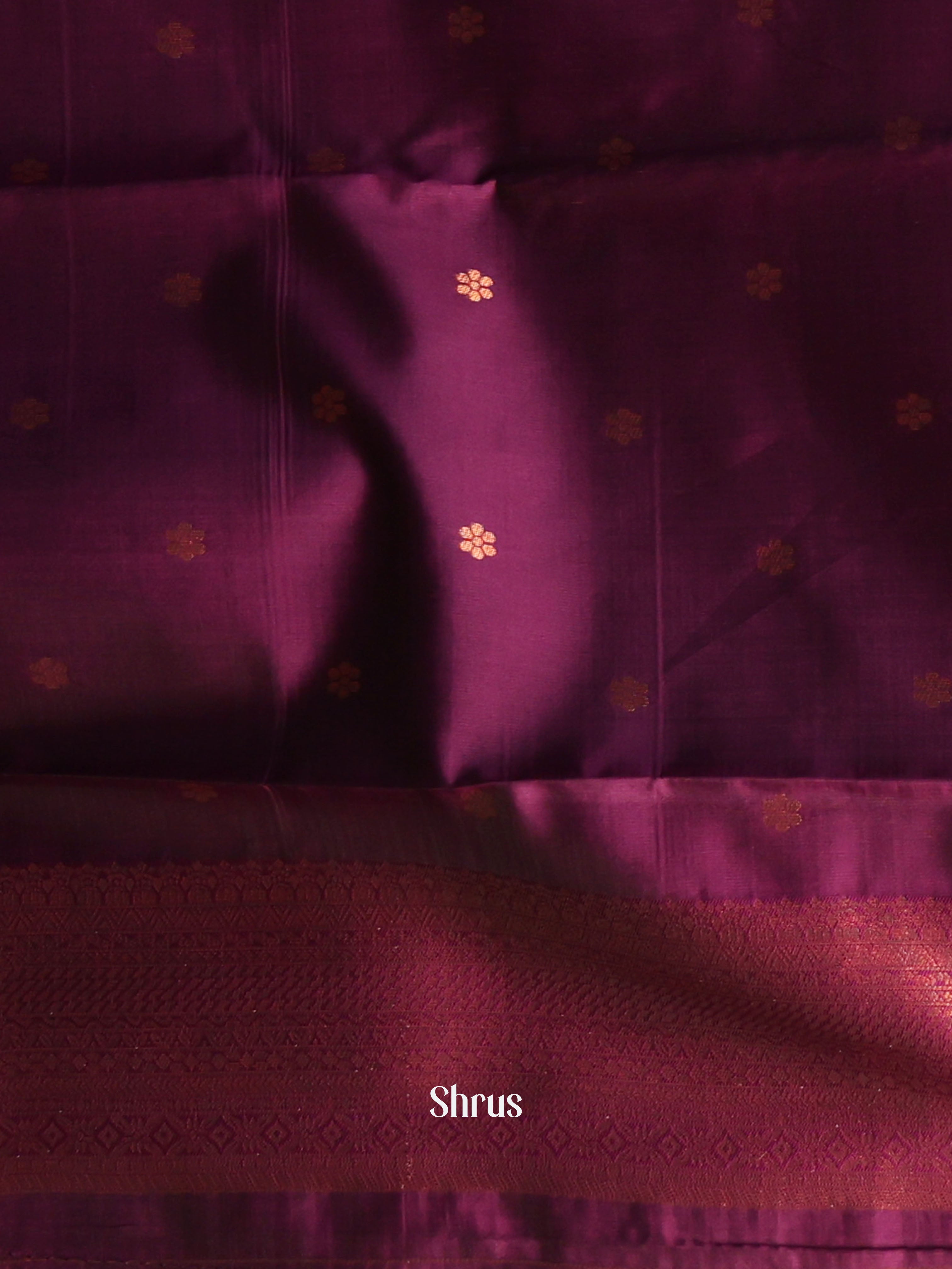 Lavender & Purple- Semi Arani Silk Saree - Shop on ShrusEternity.com
