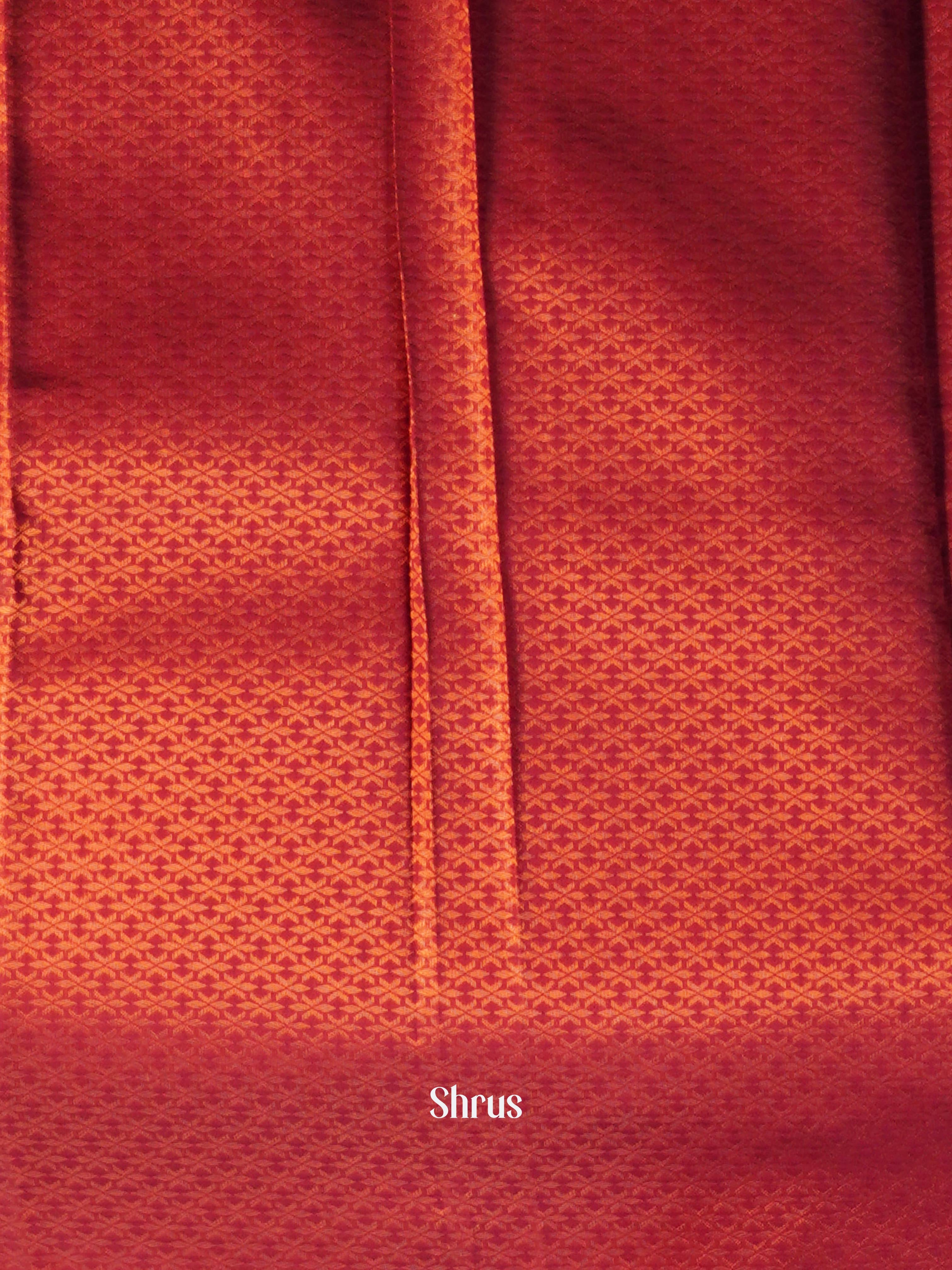 Green & Maroon - Semi Arani Silk Saree - Shop on ShrusEternity.com