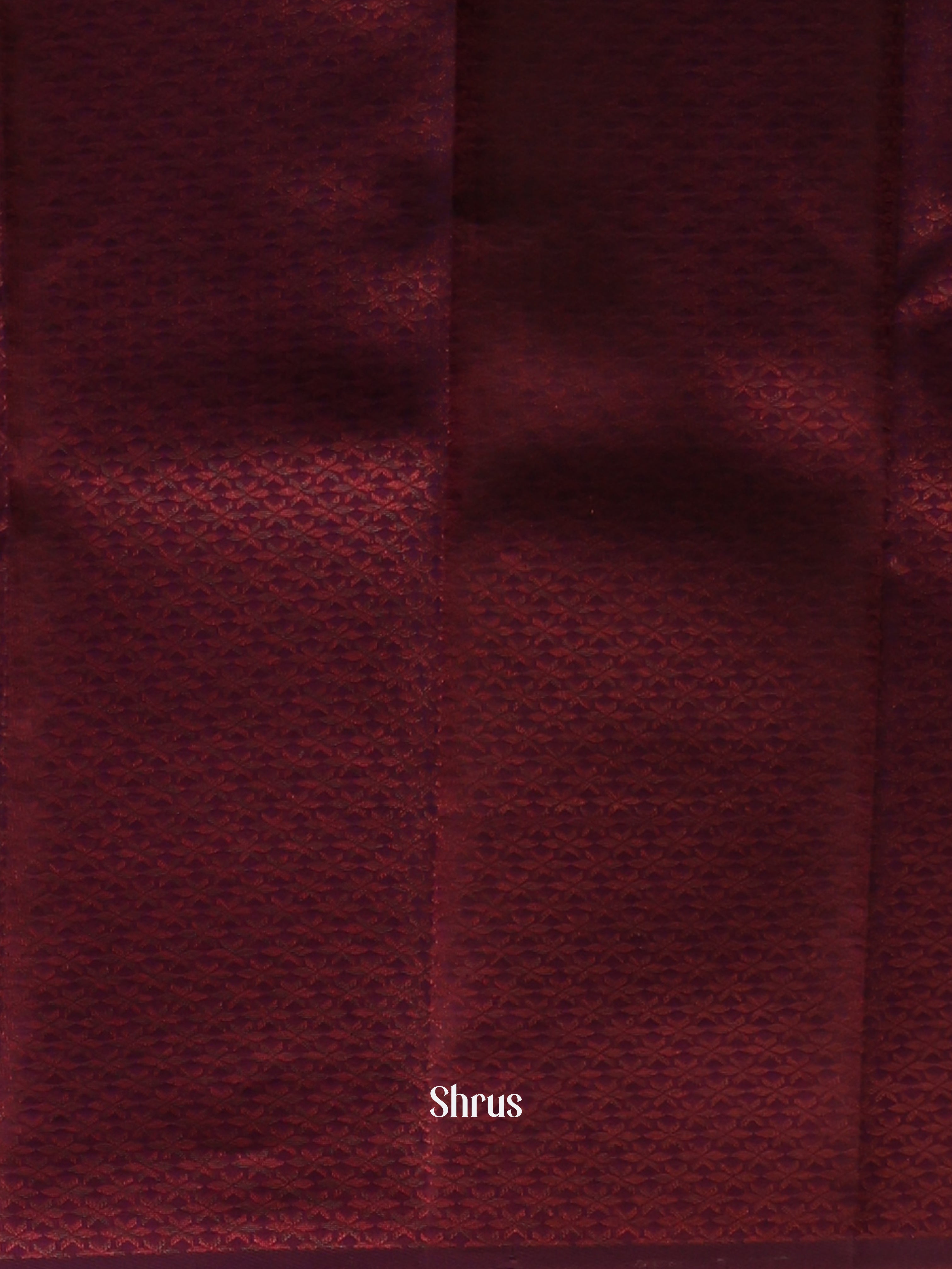 Peach & Maroon- Semi Arani Silk Saree - Shop on ShrusEternity.com