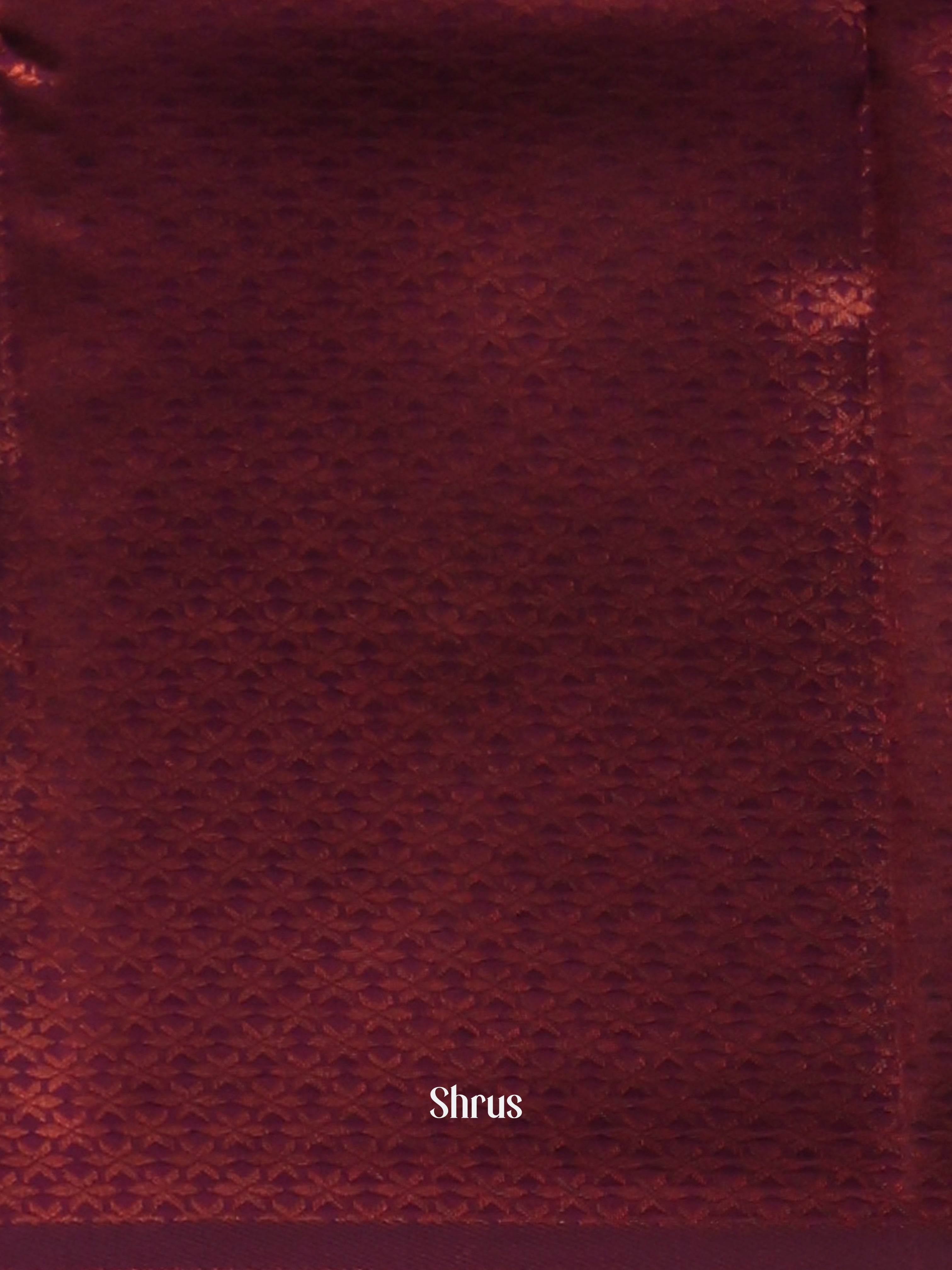 Blue & Maroon- Semi Arani Silk Saree - Shop on ShrusEternity.com