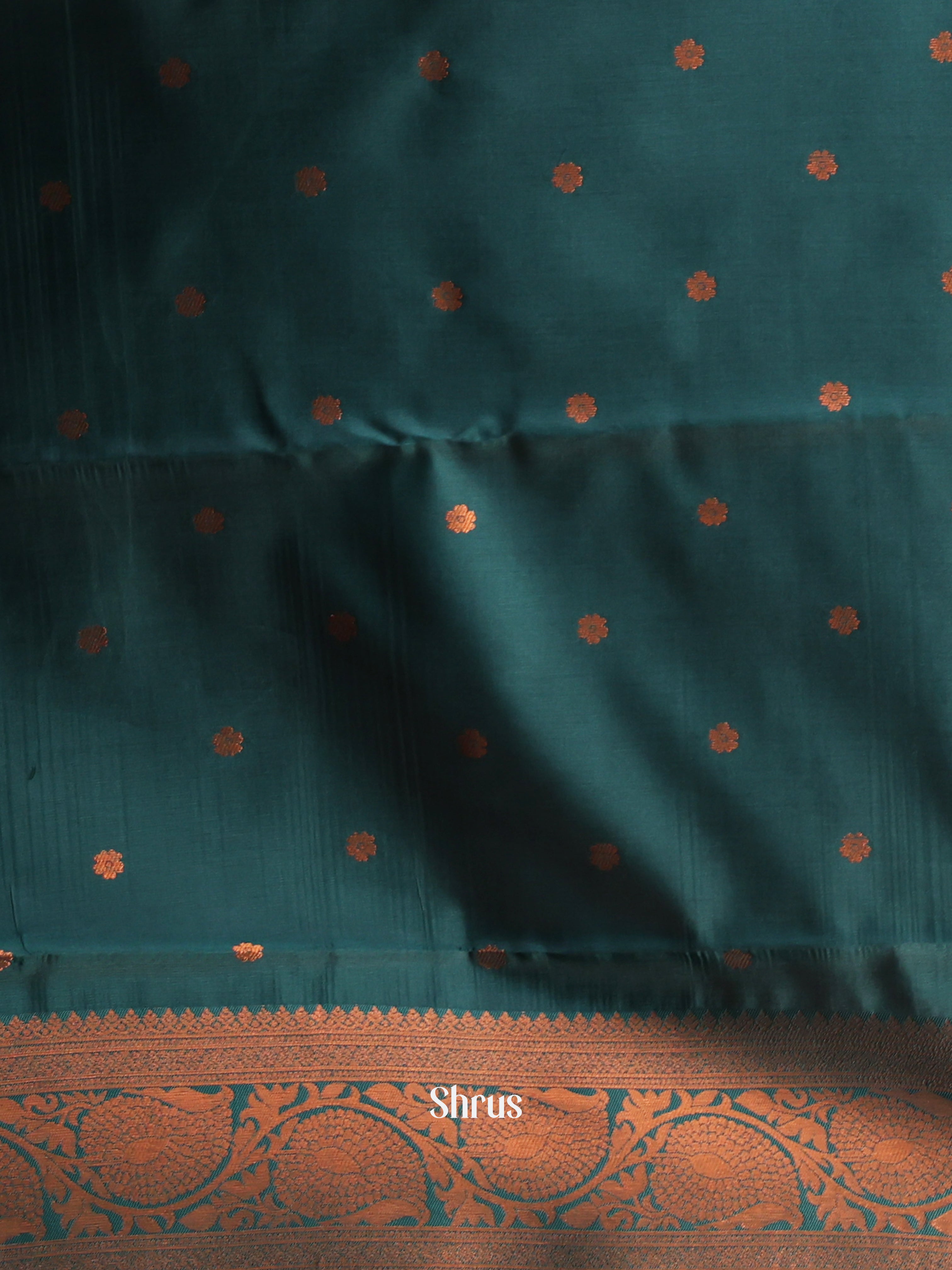 Lavender & Green - Semi Arani Silk Saree - Shop on ShrusEternity.com