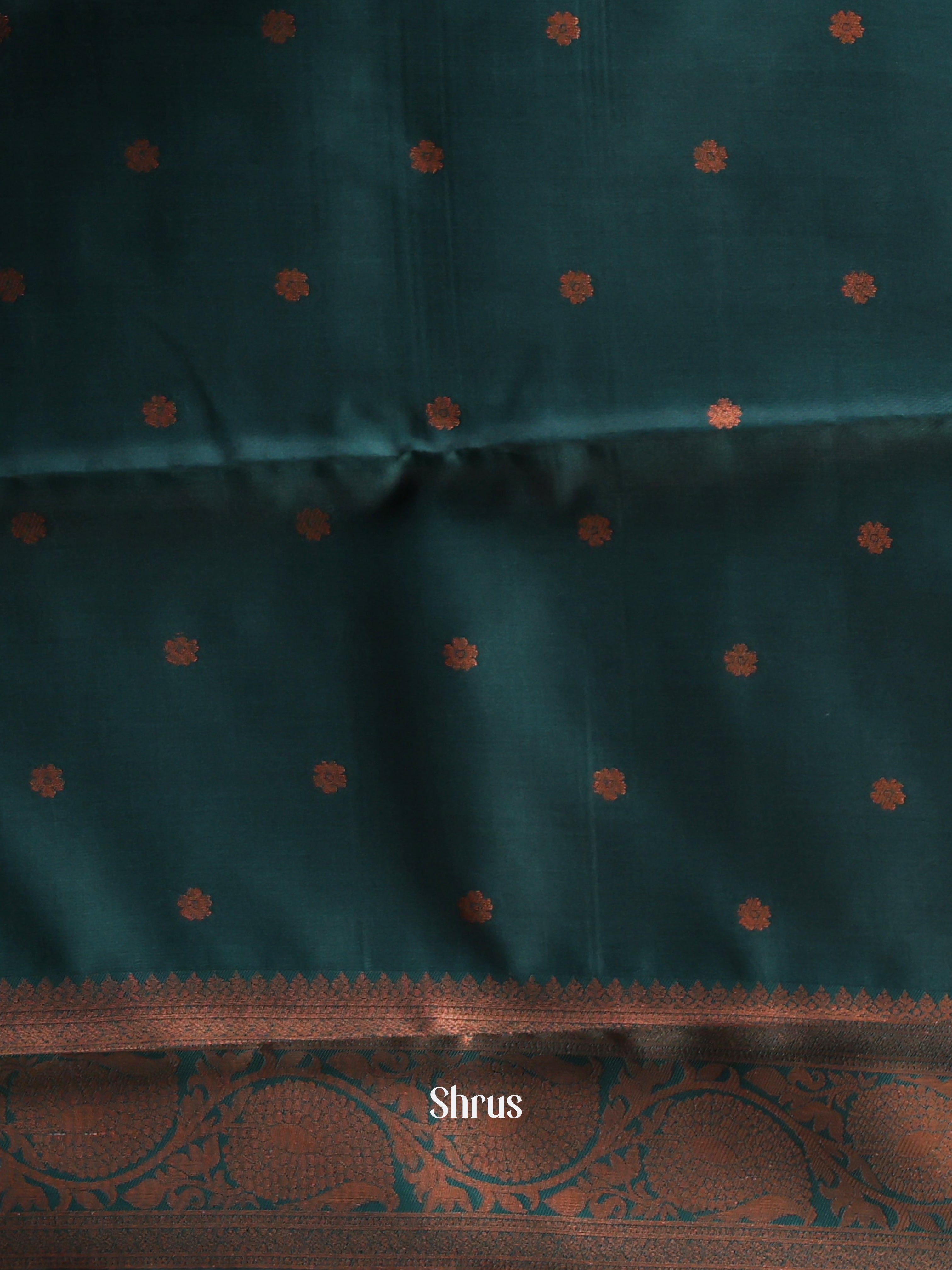 Red & Green - Semi Arani Silk Saree - Shop on ShrusEternity.com