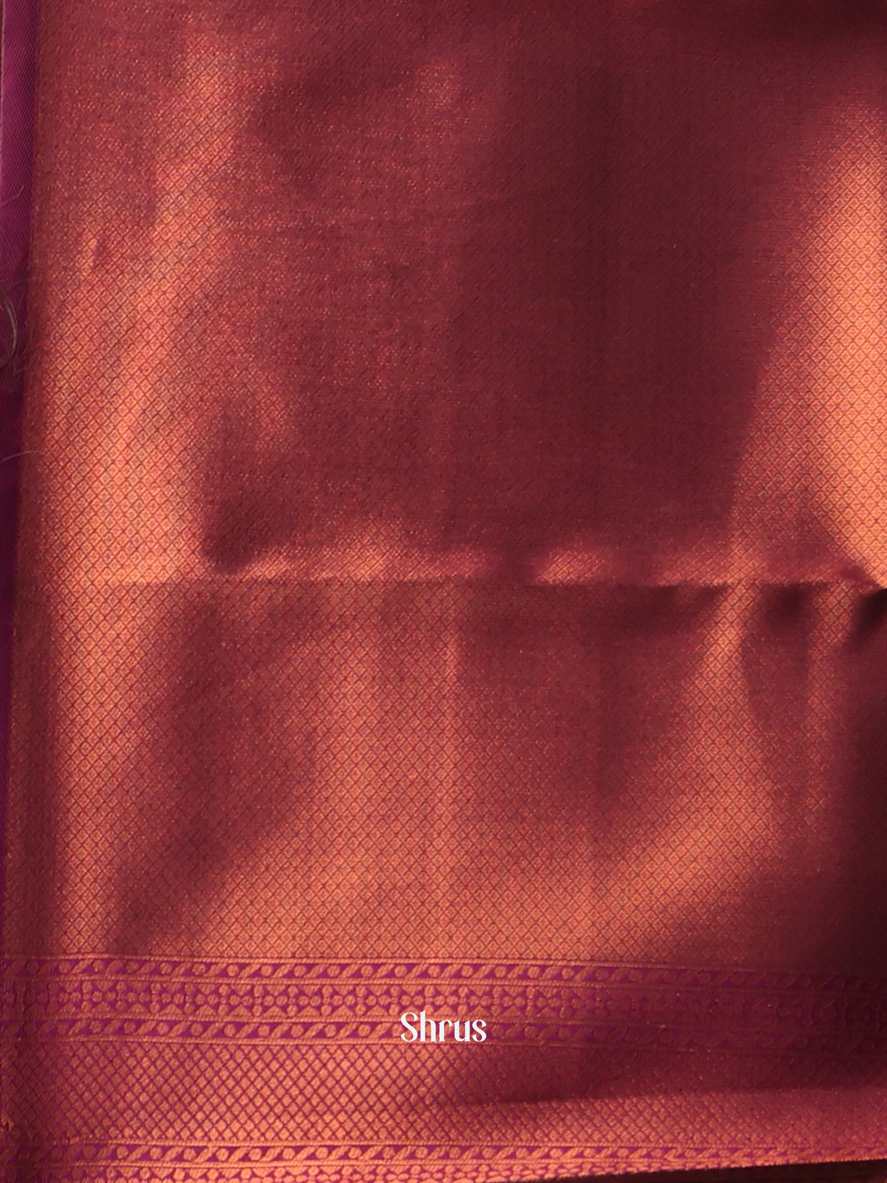 Green & Maroon - Semi Arani Silk Saree - Shop on ShrusEternity.com