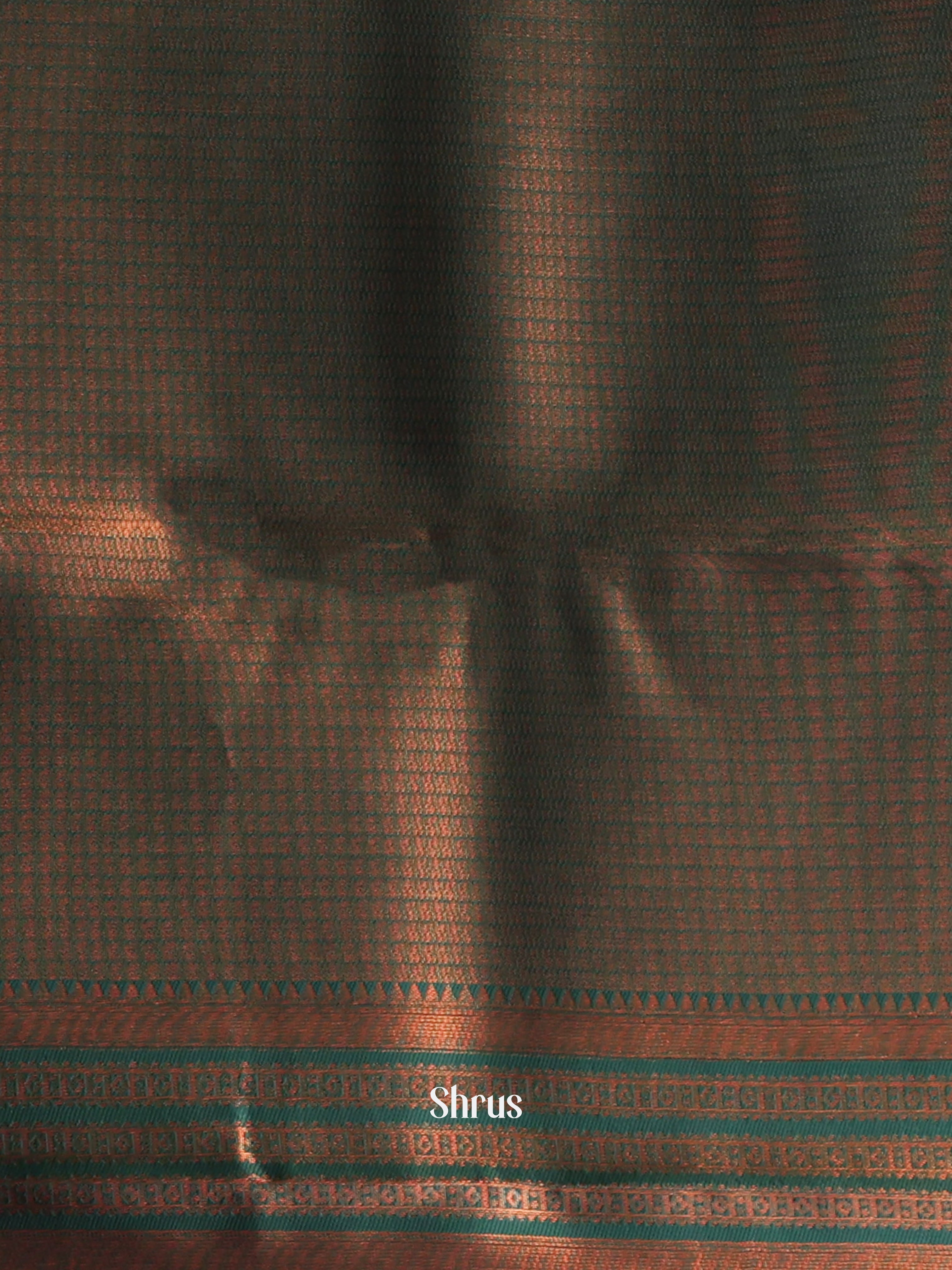 Pink & Green - Semi Arani Silk Saree - Shop on Shrus.com