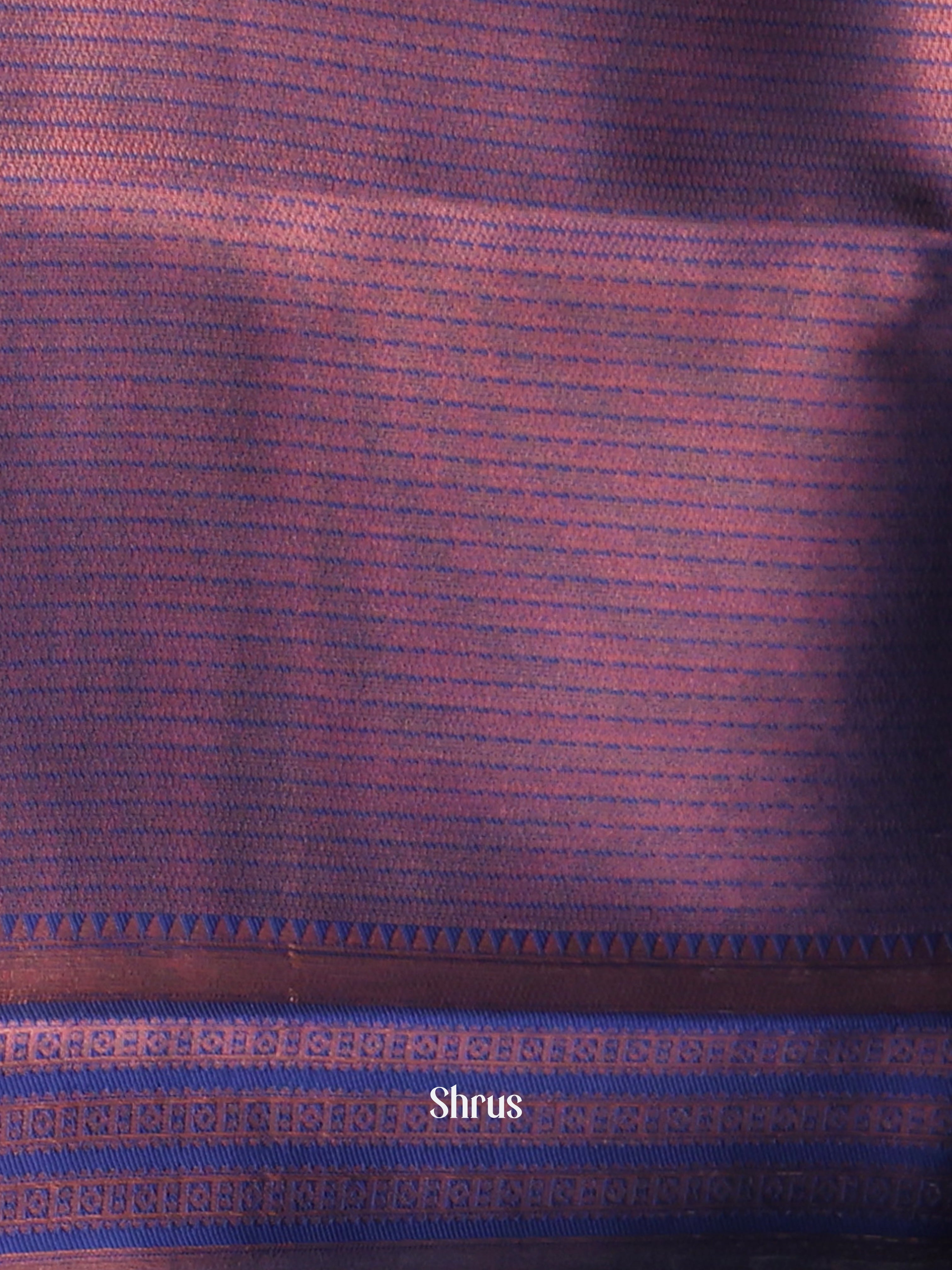 Teal & Blue- Semi Arani Silk Saree - Shop on Shrus.com