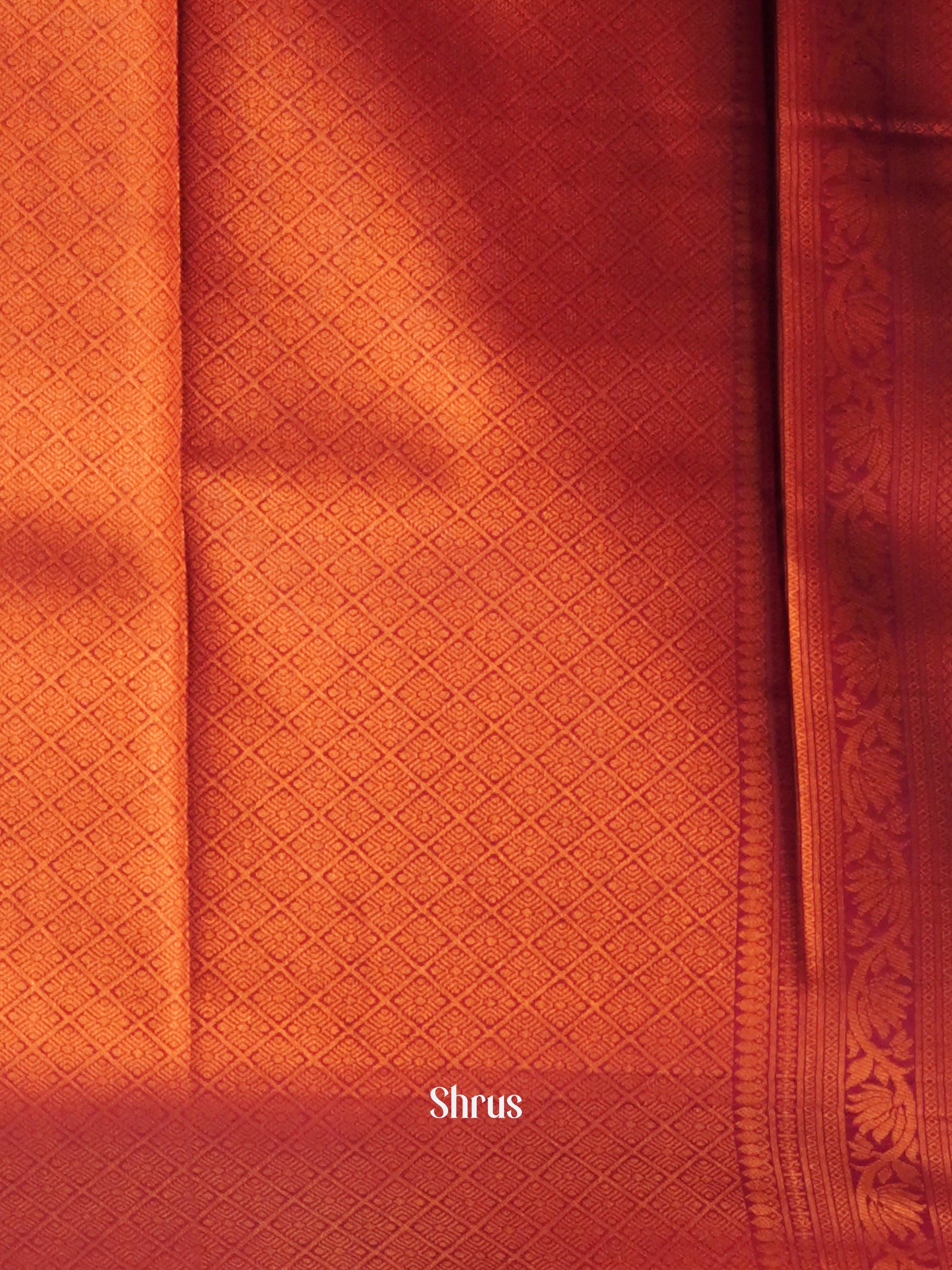 Green & Maroon- Semi Arani Silk Saree - Shop on Shrus.com