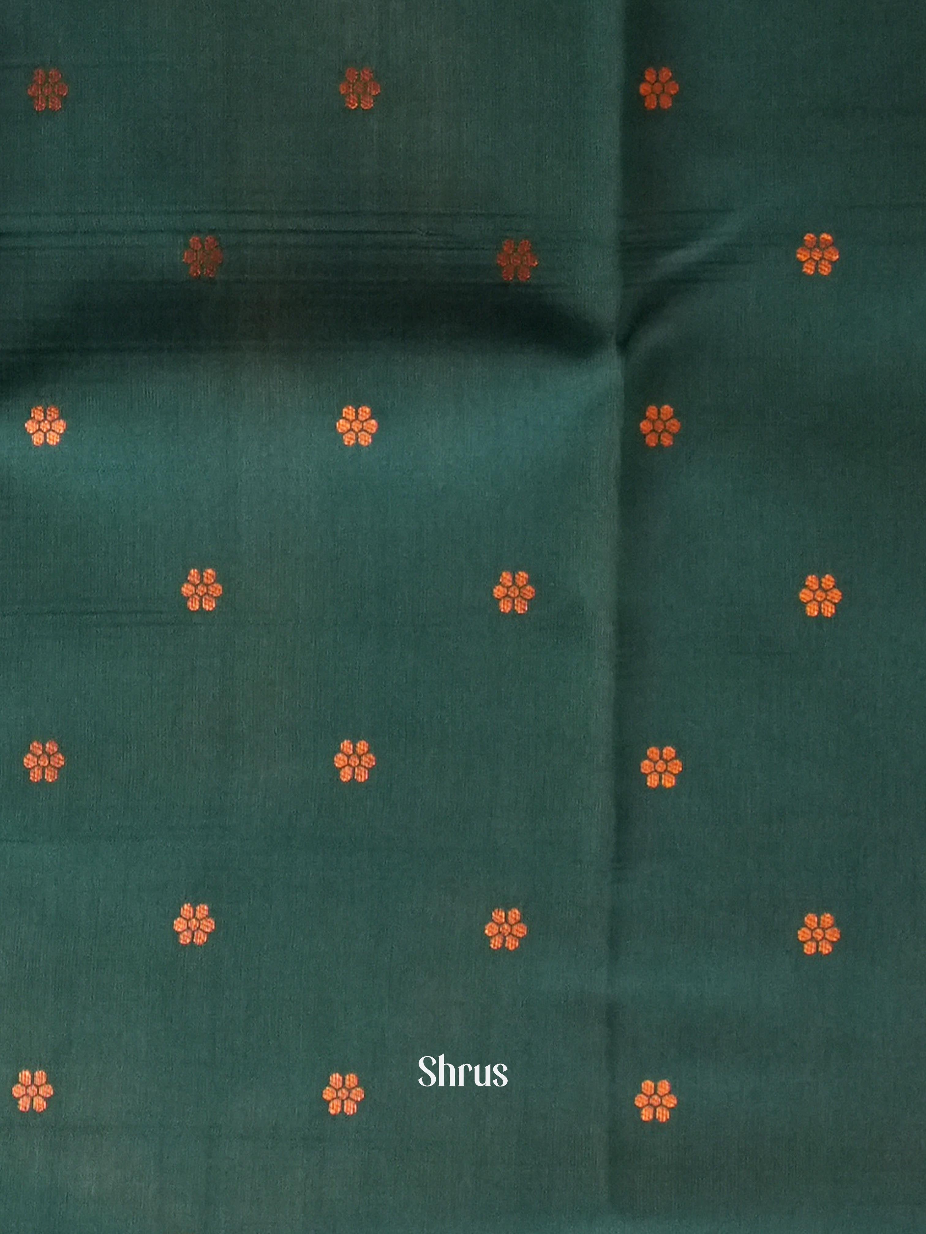 Purple & Green- Semi Arani Silk Saree - Shop on Shrus.com
