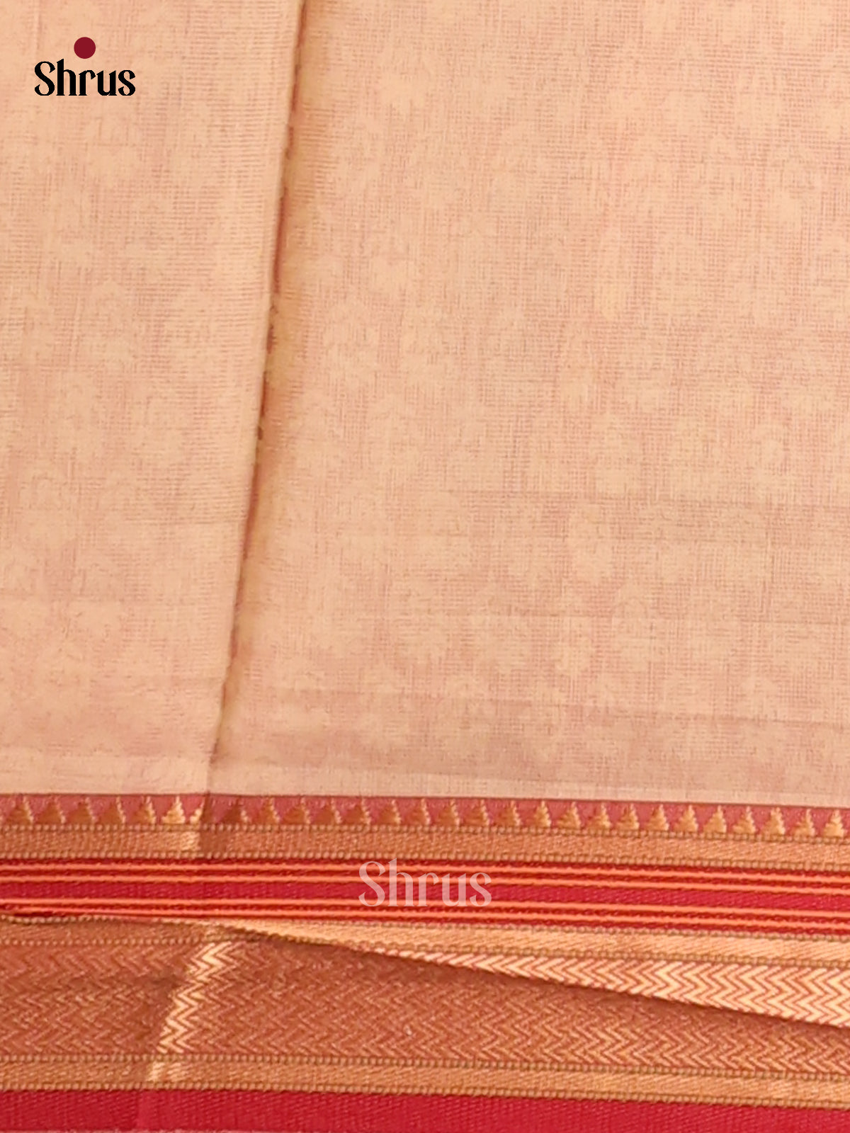 Maroon with pastel pink - Semi Chanderi - CIS06013 - Shop on Shrus.com