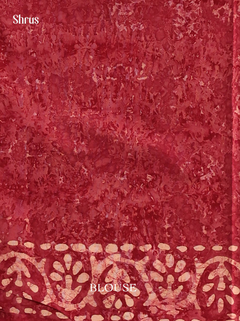 Maroon- Jaipur cotton Saree - Shop on Shrus.com