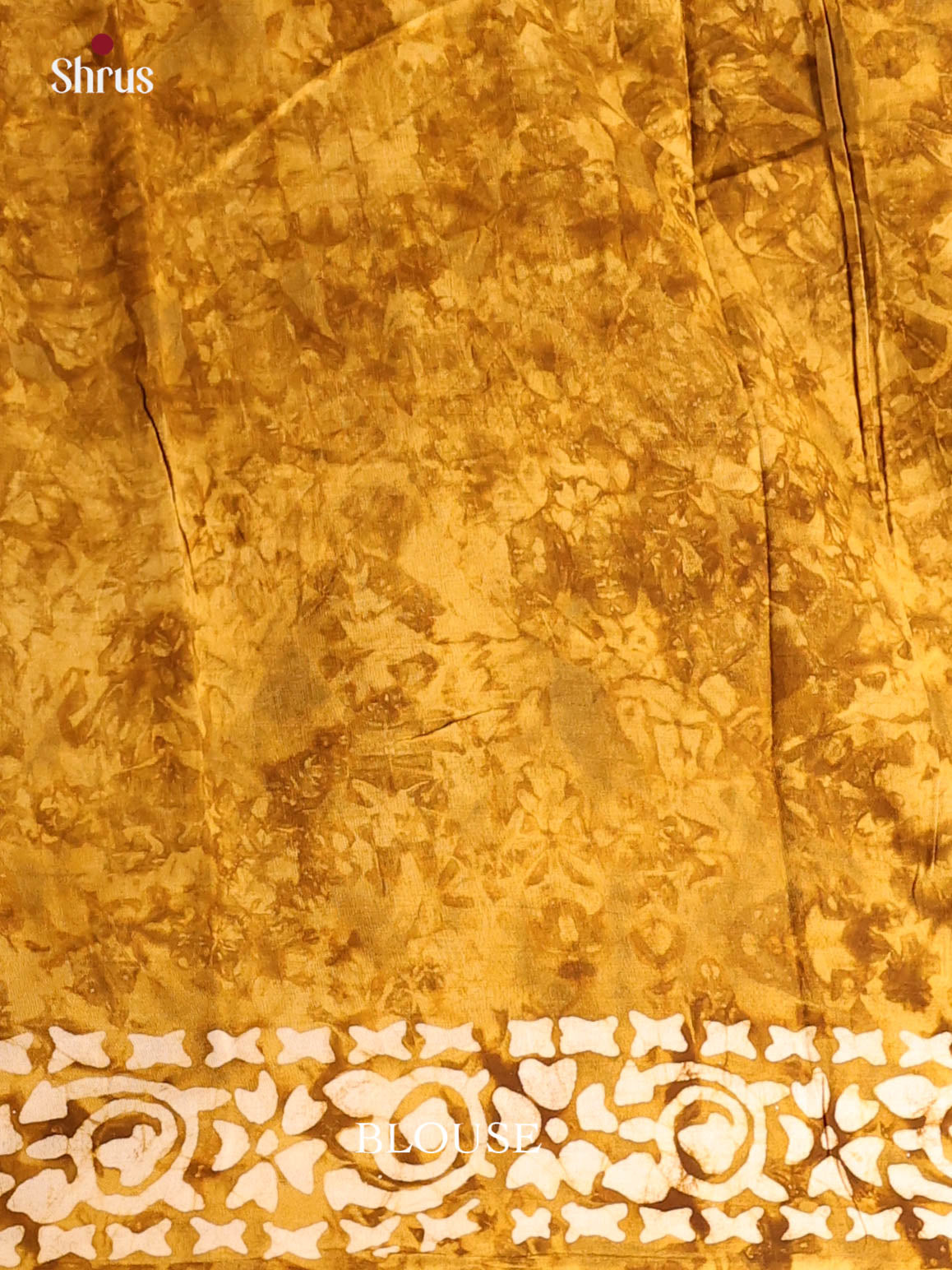 Mustard - Jaipur cotton Saree - Shop on Shrus.com