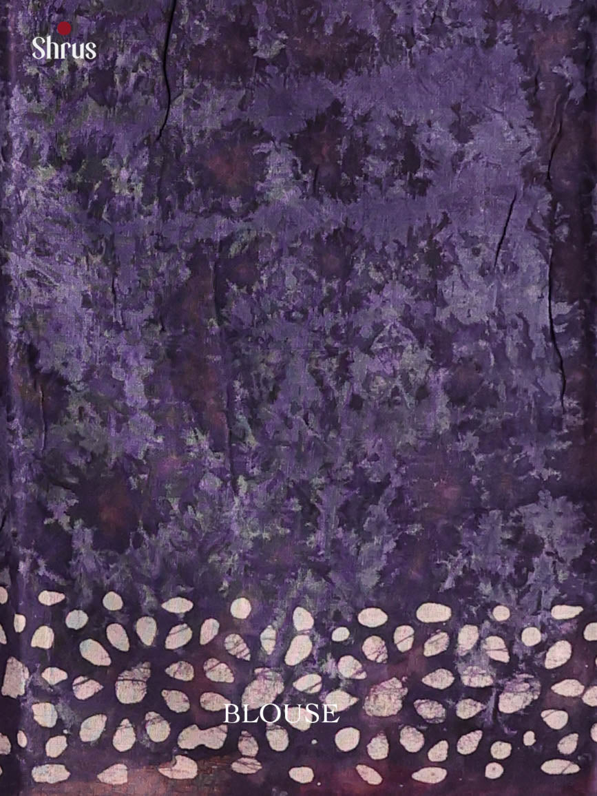 Blue- Jaipur cotton Saree - Shop on Shrus.com