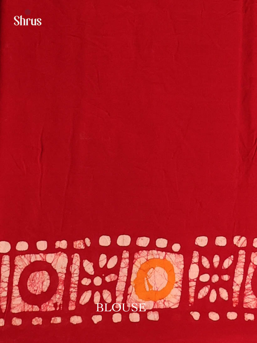 CIS06079 - Jaipur cotton Saree - Shop on Shrus.com