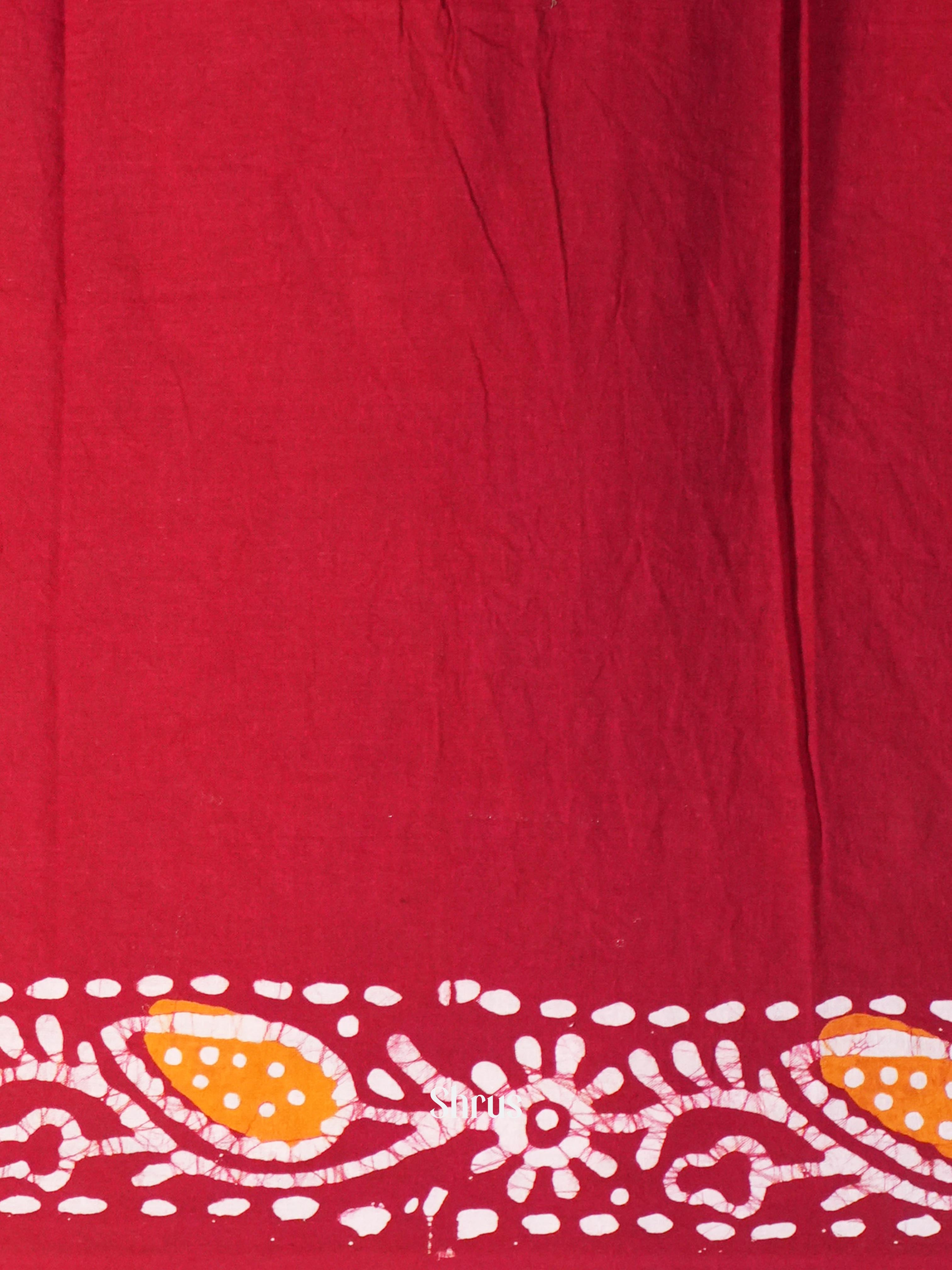 CIS06086- Jaipur cotton Saree - Shop on Shrus.com