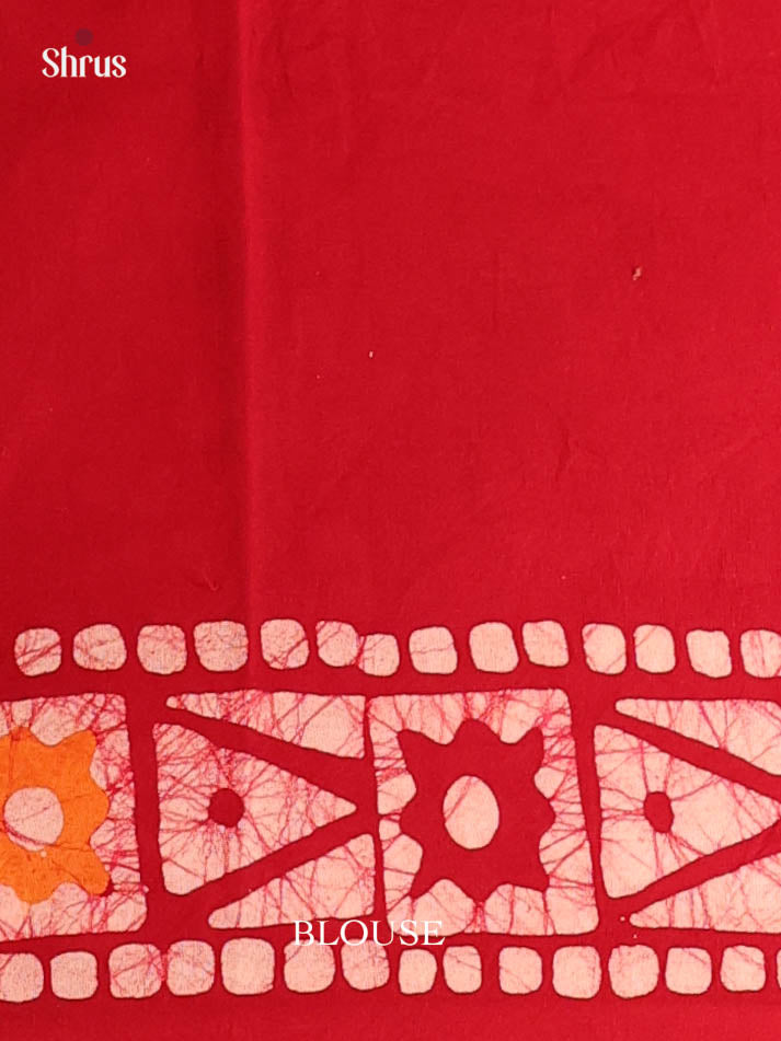 CIS06095 - Jaipur cotton Saree - Shop on Shrus.com