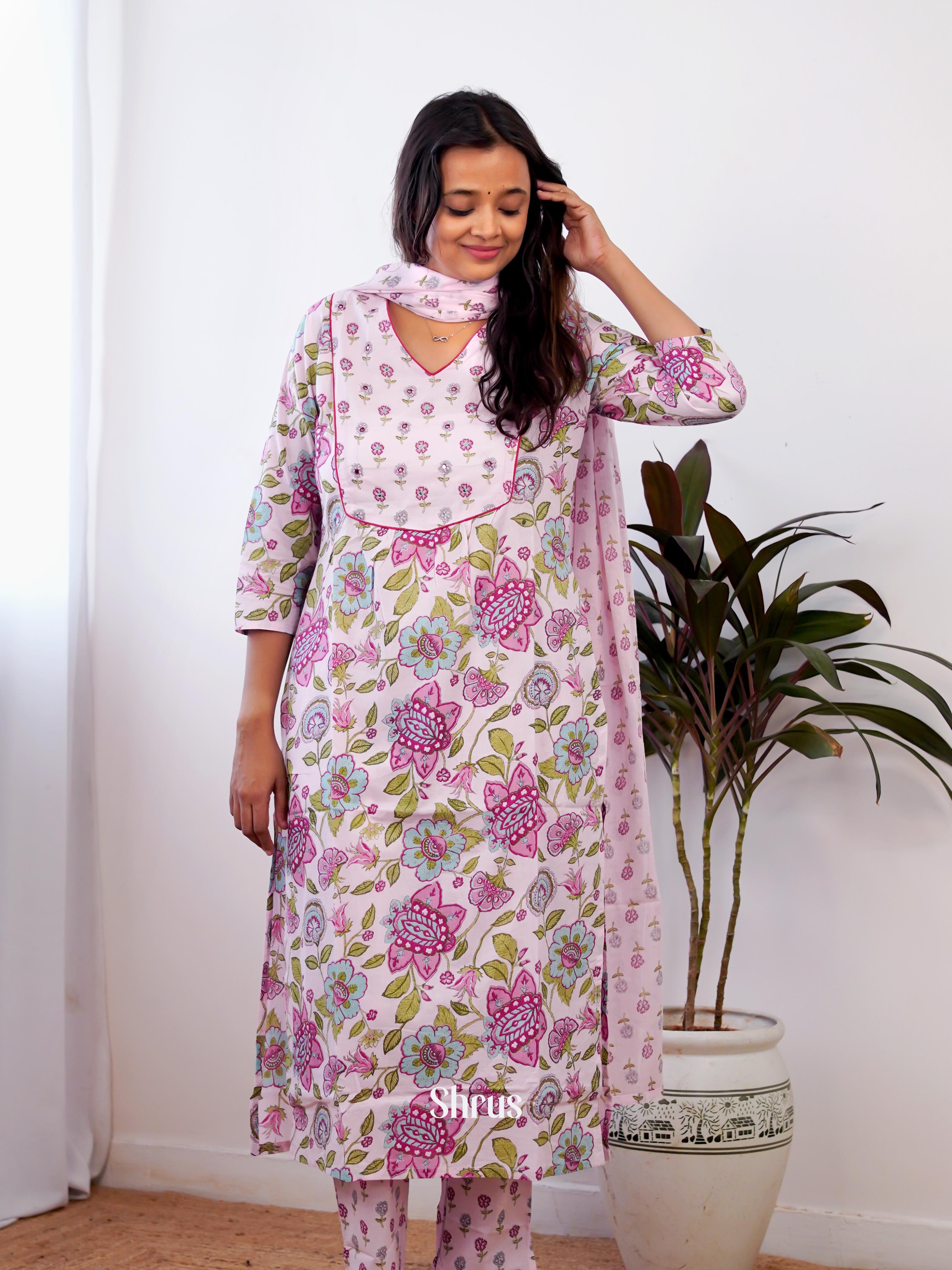 Pink - Readymade Suits - Shop on Shrus.com