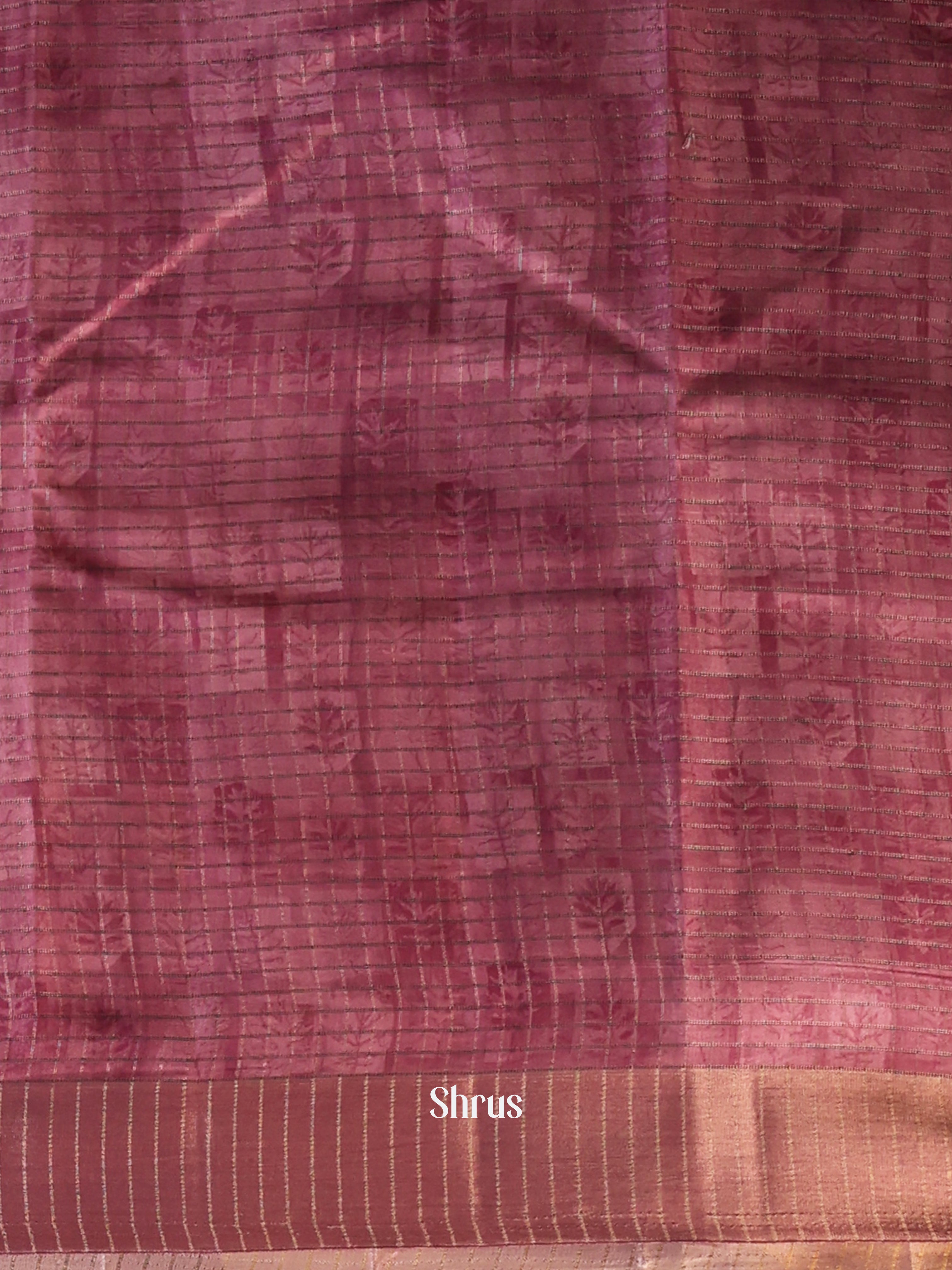 Onion Peel - Semi Tussar Saree - Shop on Shrus.com