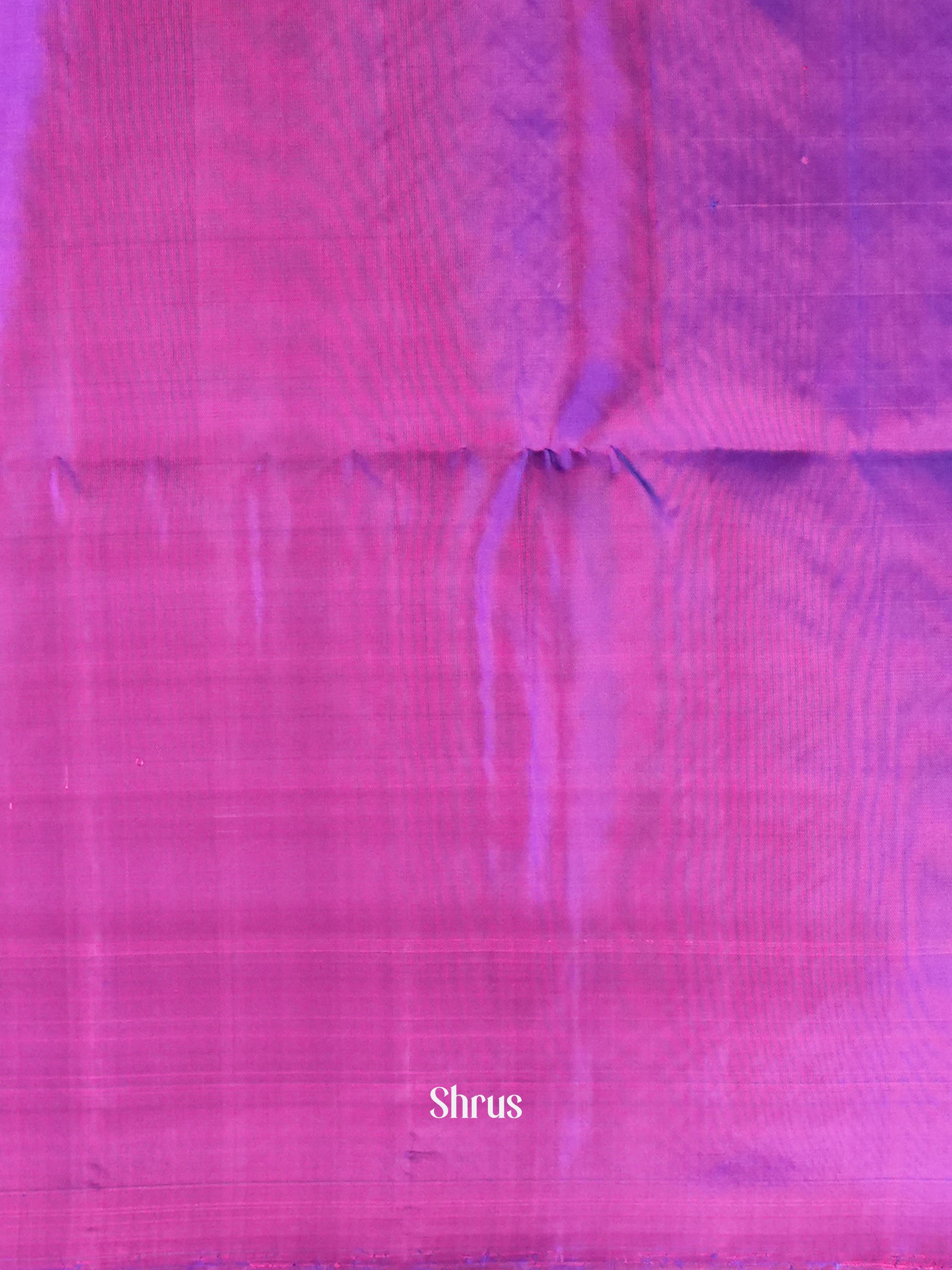 Pink & Purple- Soft Silk Saree - Shop on Shrus.com