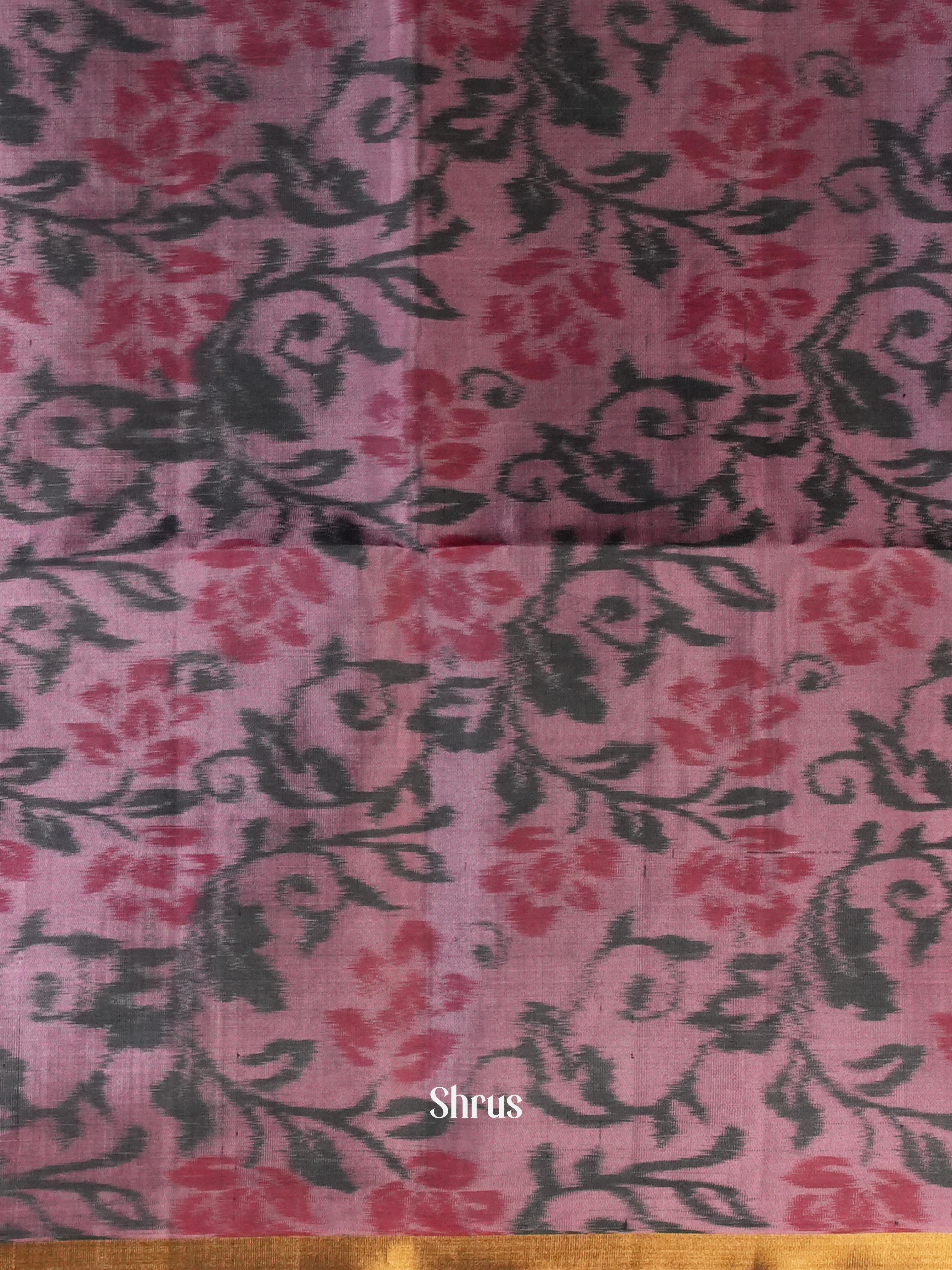 Violet & Pink- Soft Silk Saree - Shop on Shrus.com