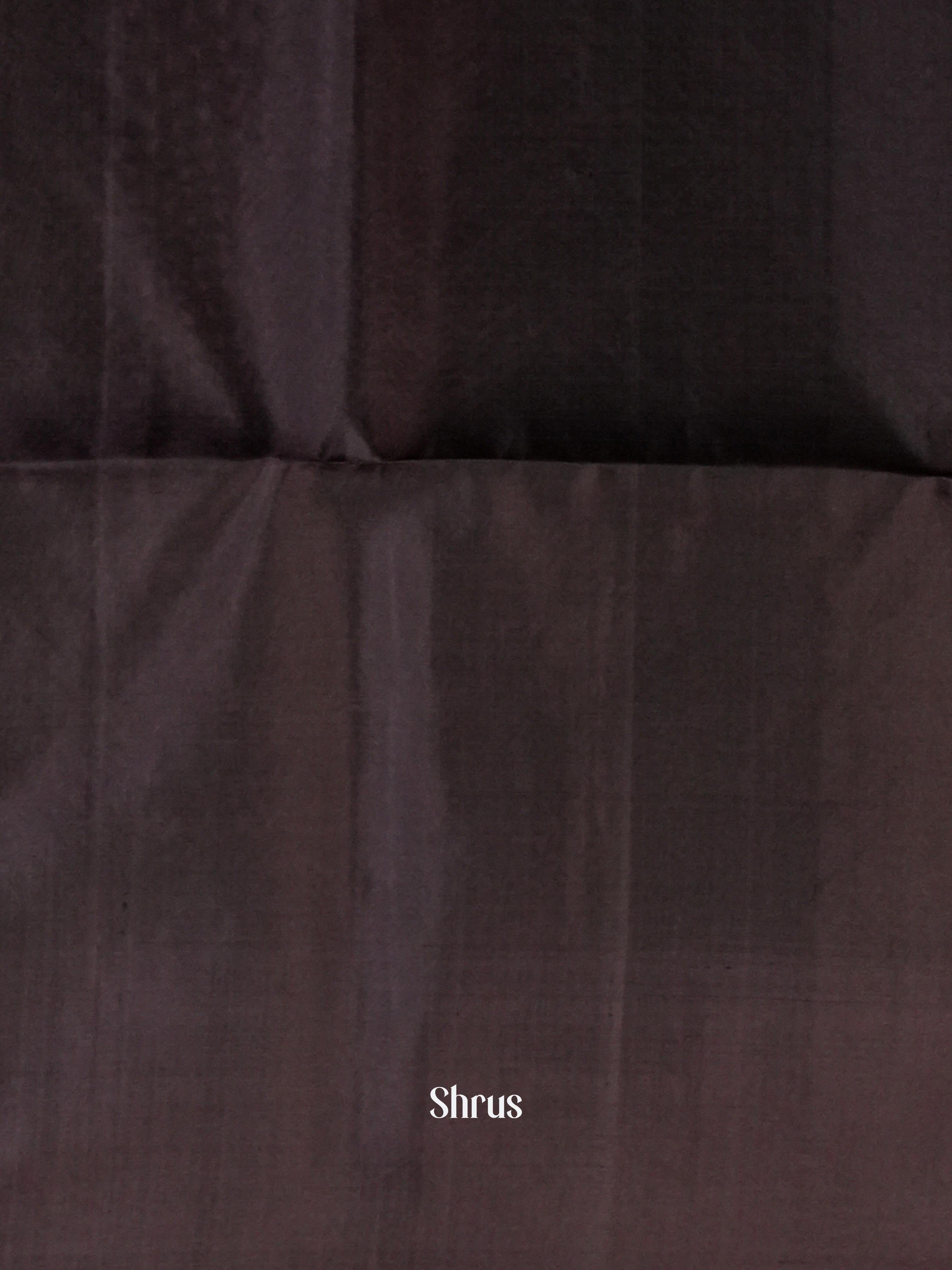 Green & Brown Soft Silk Saree - Shop on Shrus.com